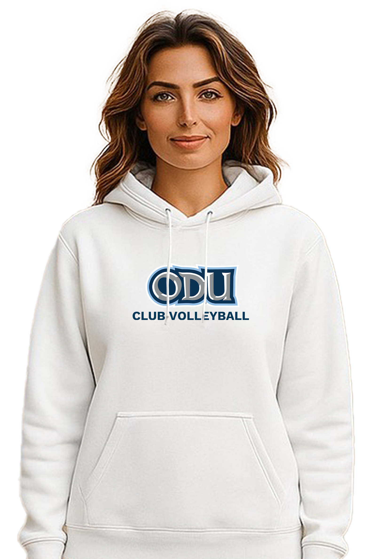Old Dominion University, Club Sports - Volleyball, Heavy Blend™ Hooded Sweatshirt - White
