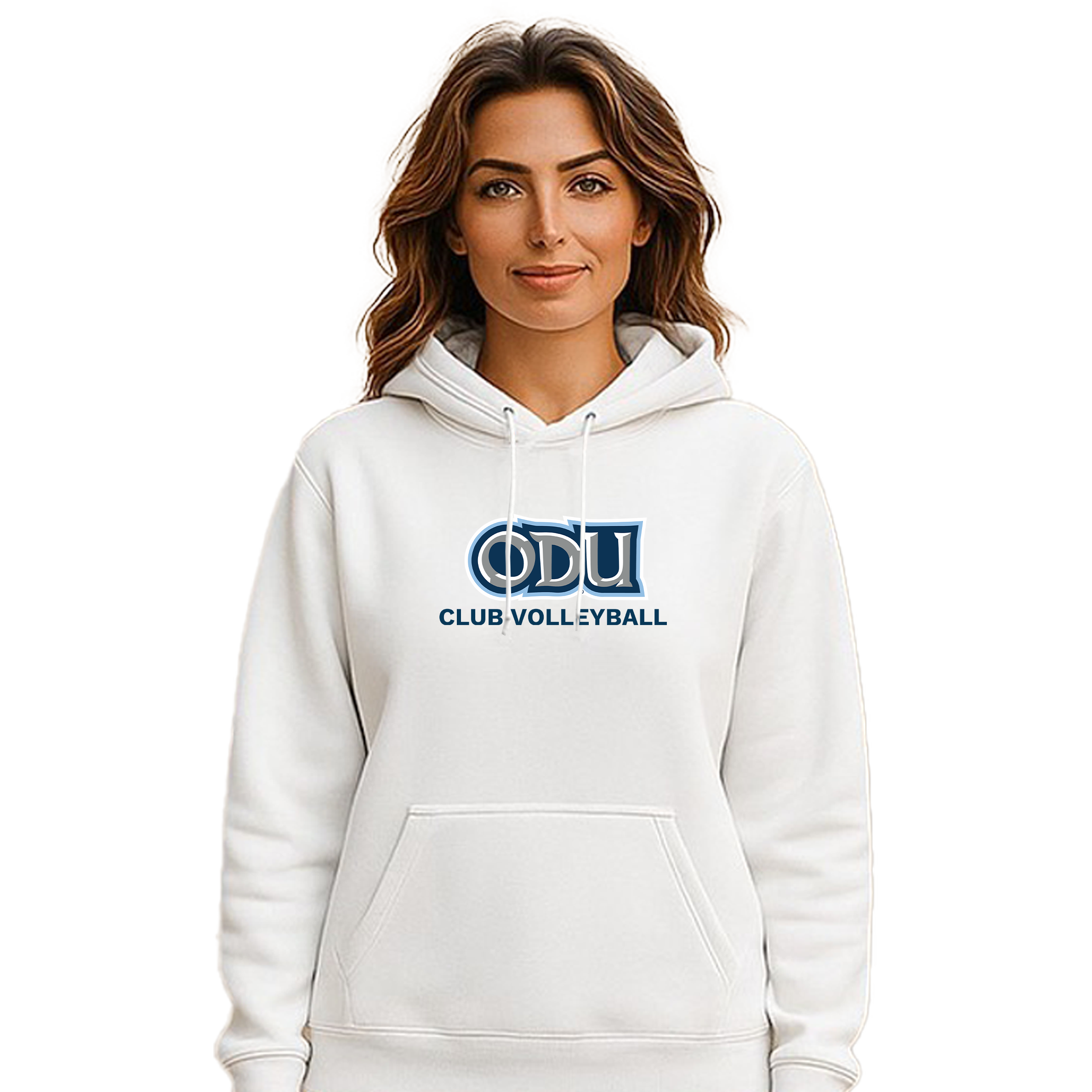 Old Dominion University, Club Sports - Volleyball, Heavy Blend™ Hooded Sweatshirt - White
