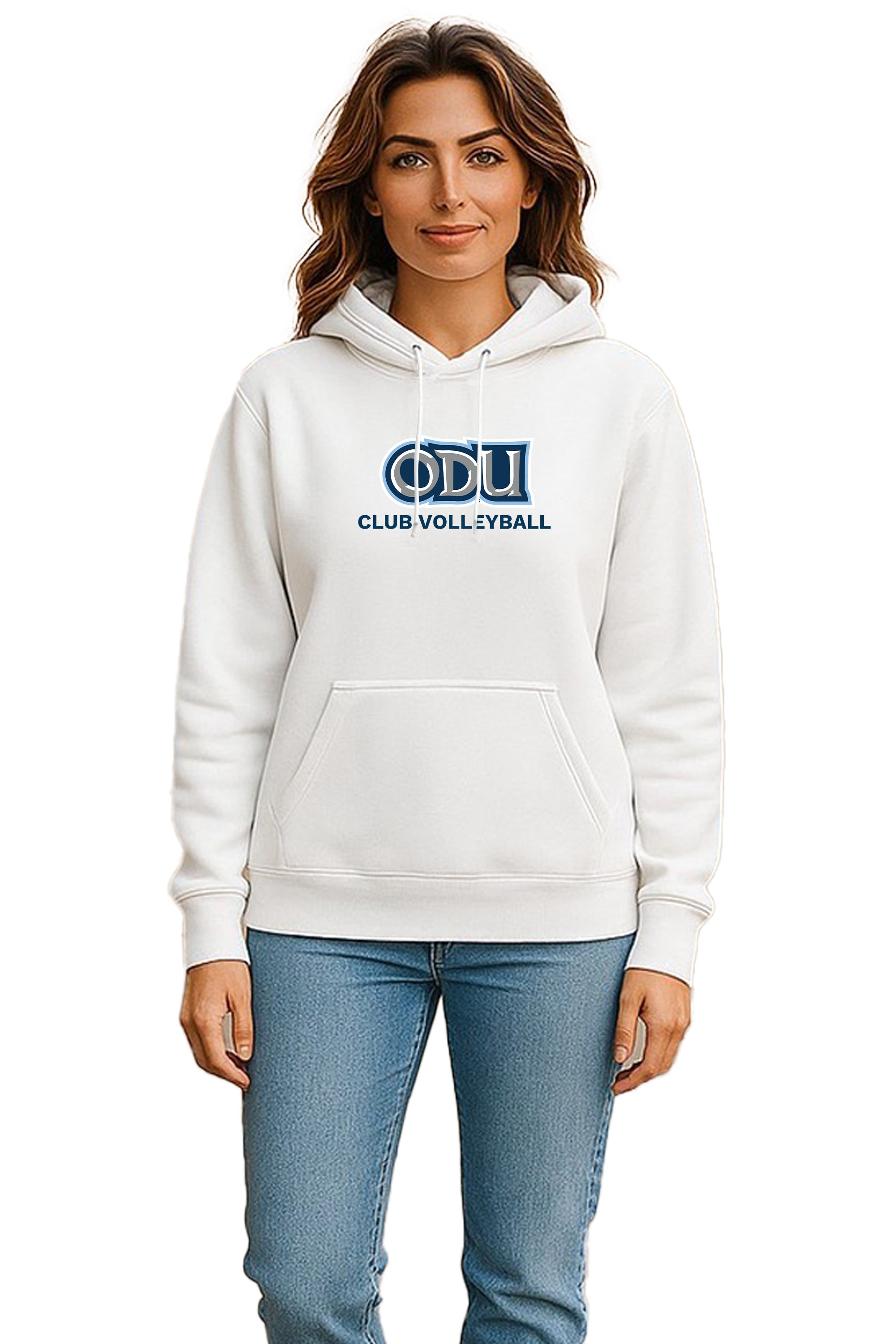 Old Dominion University, Club Sports - Volleyball, Heavy Blend™ Hooded Sweatshirt - White