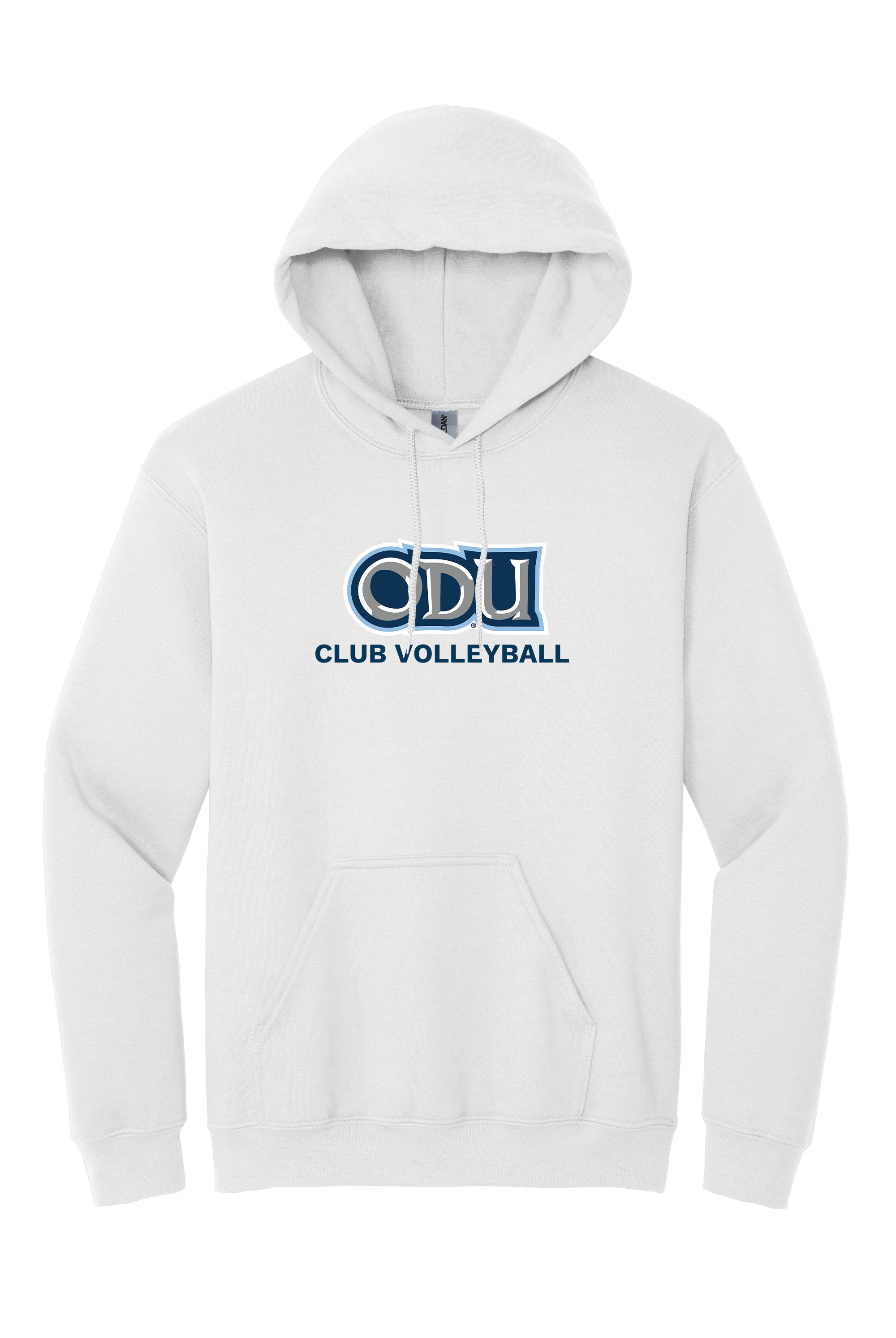 Old Dominion University, Club Sports - Volleyball, Heavy Blend™ Hooded Sweatshirt - White
