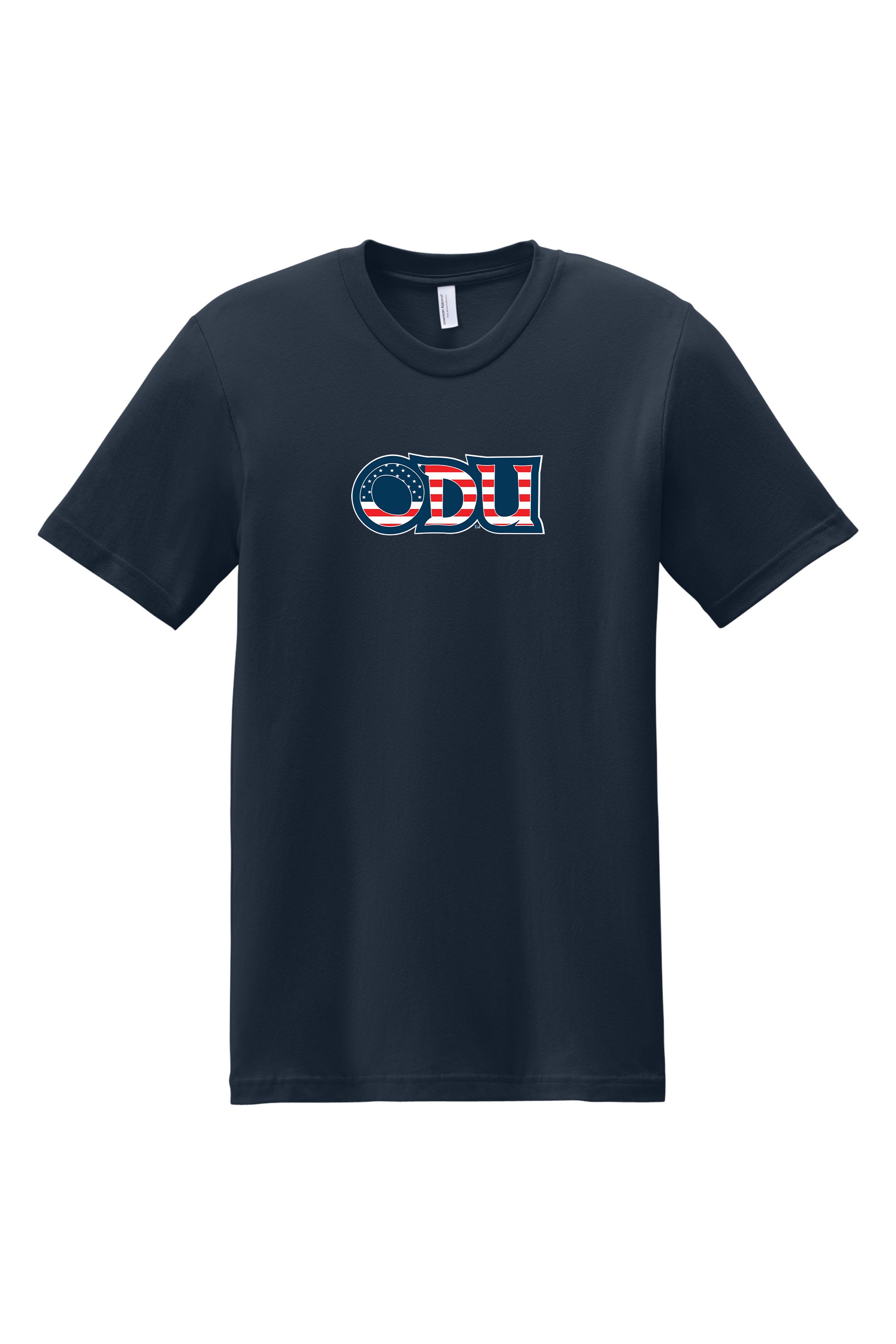 Old Dominion University, ODU Military, American Apparel® Fine Jersey Unisex T-Shirt - Navy