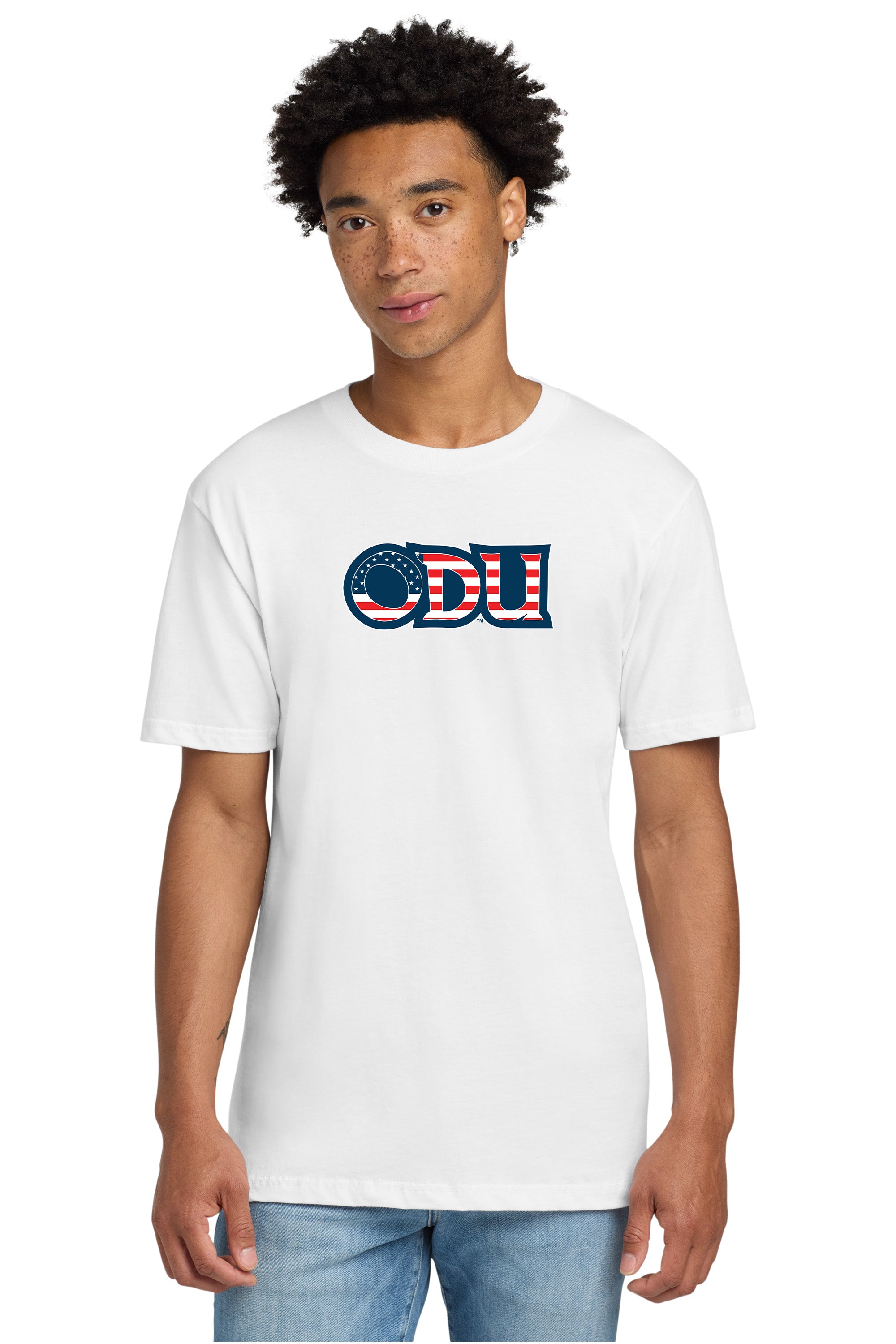 Old Dominion University, ODU Military, American Apparel® Fine Jersey Unisex T-Shirt - White