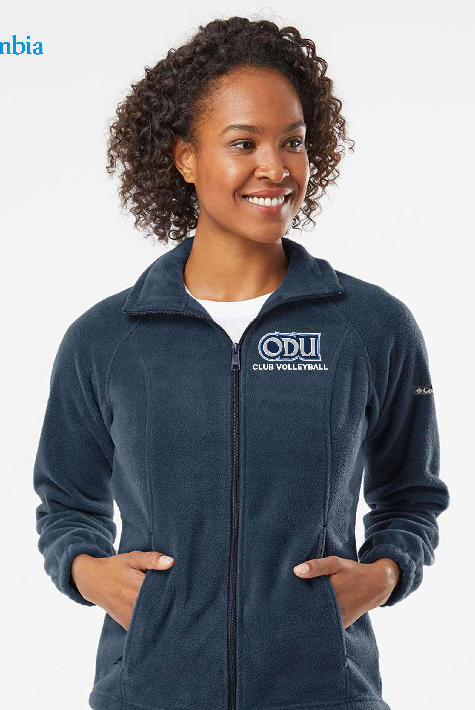 Old Dominion University, Club Sports - Voleyball, Women’s Benton Springs™ Fleece Full-Zip Jacket - Navy