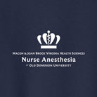 Old Dominion University, Full Logo, Nurse Anesthesia, Youth Heavy Cotton™ 100% Cotton T-Shirt - Navy