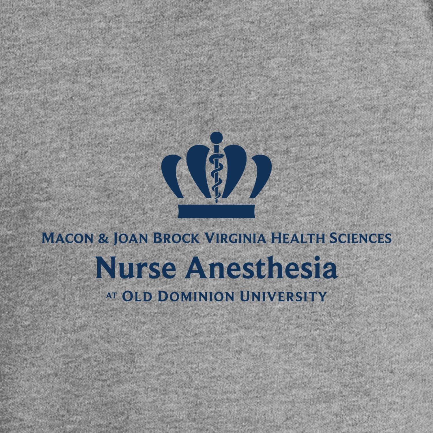 Old Dominion University, Nurse Anesthesia, Heavy Cotton™ 100% Cotton Long Sleeve T-Shirt - Gray