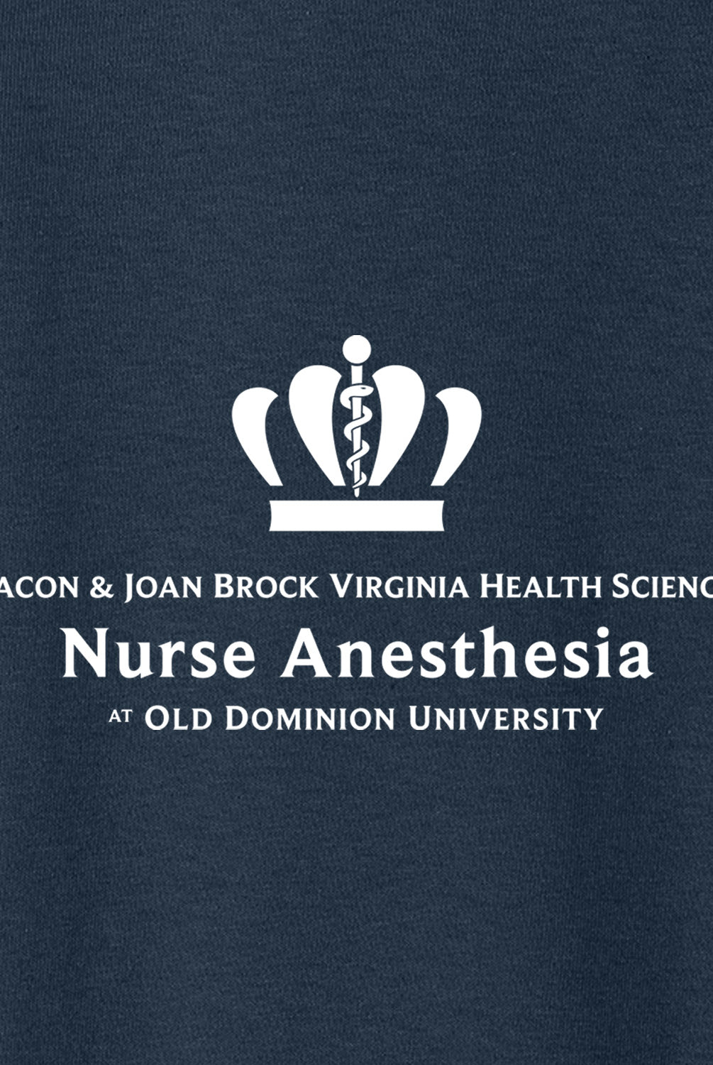 Old Dominion University, Nurse Anesthesia, Heavy Cotton™ 100% Cotton Long Sleeve T-Shirt - Navy