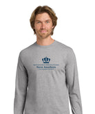 Old Dominion University, Full Logo, Nurse Anesthesia, Heavy Cotton™ 100% Cotton Long Sleeve T-Shirt - Gray
