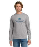 Old Dominion University, Full Logo, Nurse Anesthesia, Heavy Cotton™ 100% Cotton Long Sleeve T-Shirt - Gray