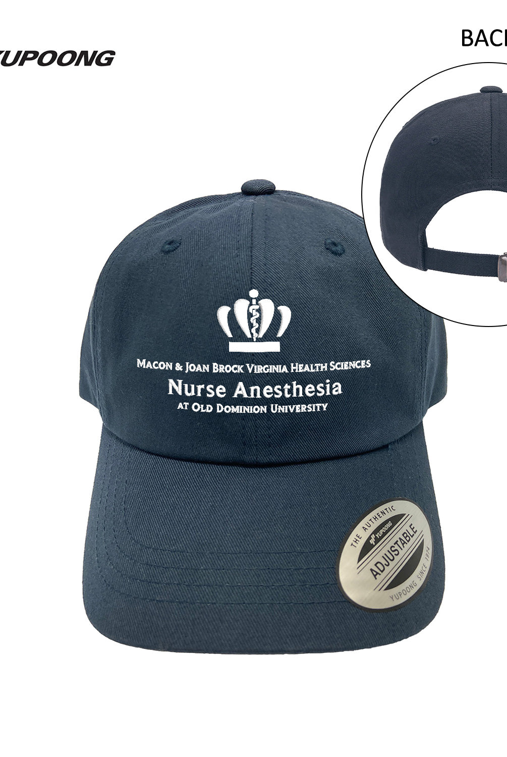 Old Dominion University, Nurse Anesthesia, Yupoong, Classic Dad Hat