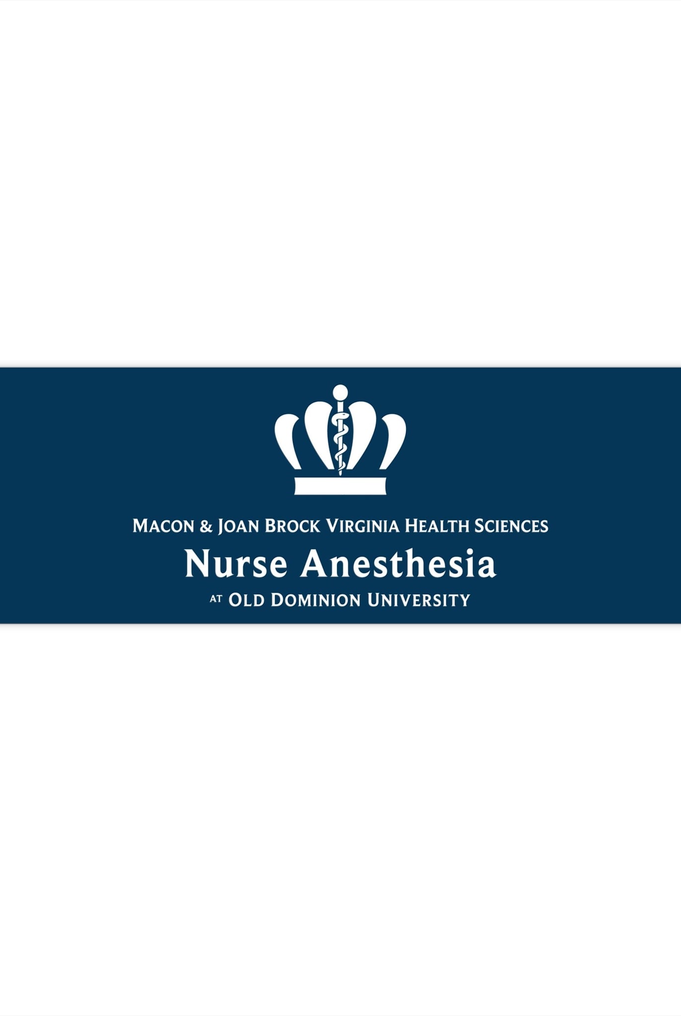 Old Dominion University, Nurse Anesthesia, Bumper Sticker