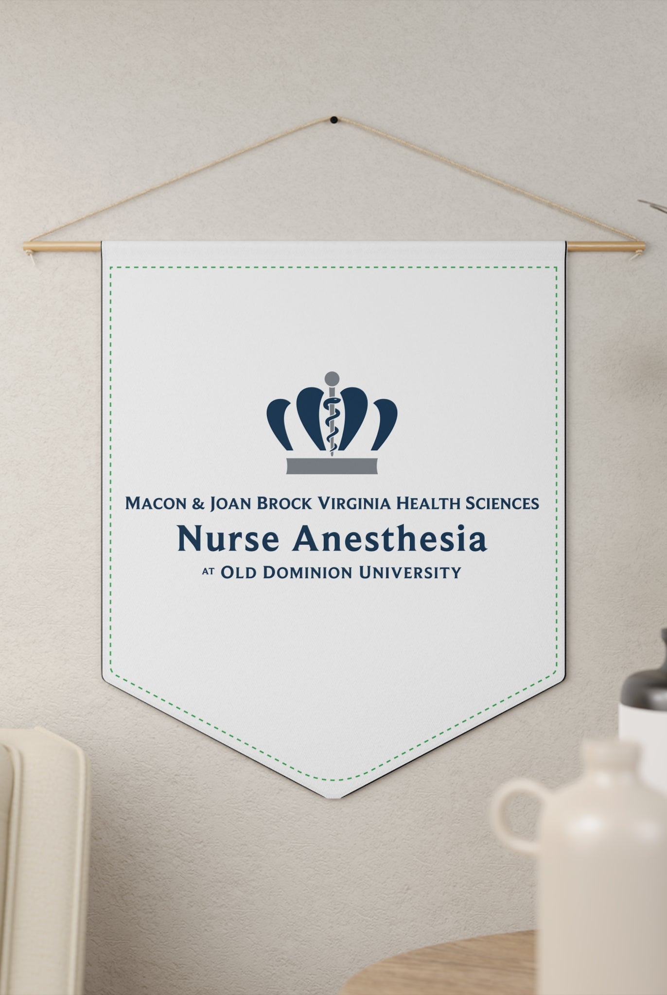 Old Dominion University, Nurse Anesthesia, Pennant Wall Decor