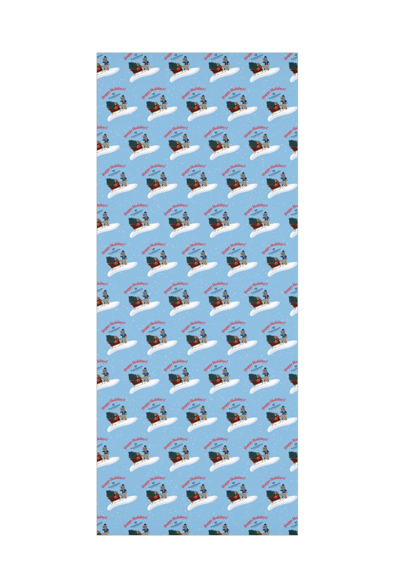 Old Dominion University, Big Blue Santa, Gift Wrap Papers