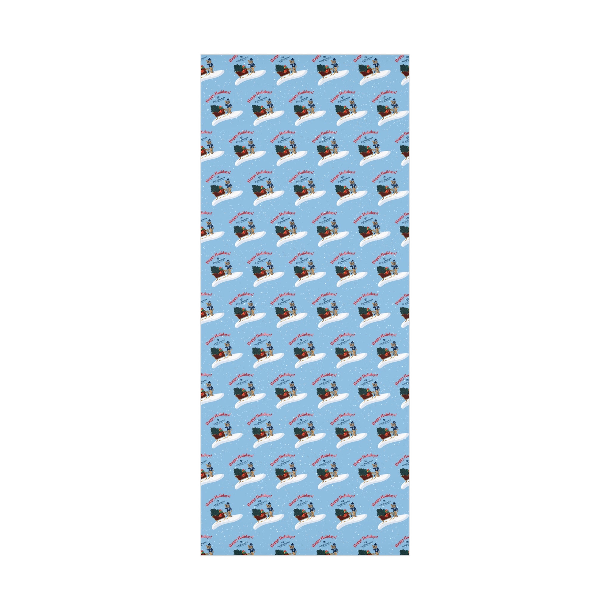 Old Dominion University, Big Blue Santa, Gift Wrap Papers