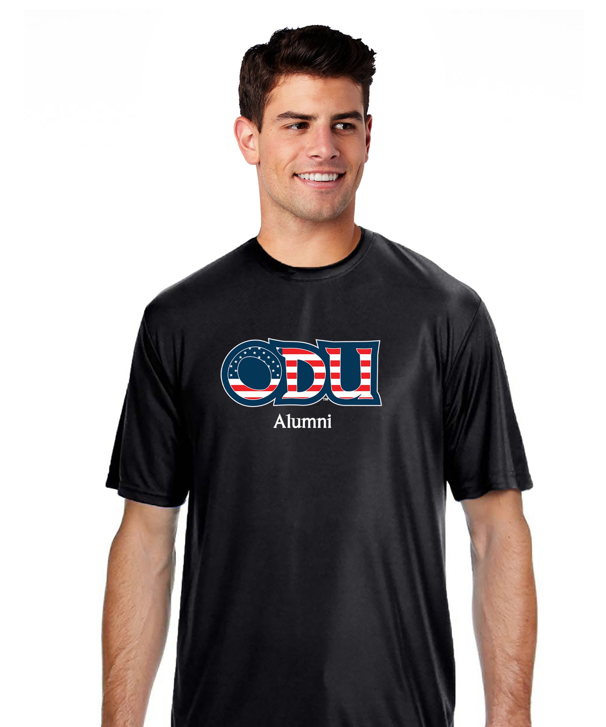 Old Dominion University, ODU Military - Alumni, A4 Cooling Performance Short Sleeve T-Shirt - Black