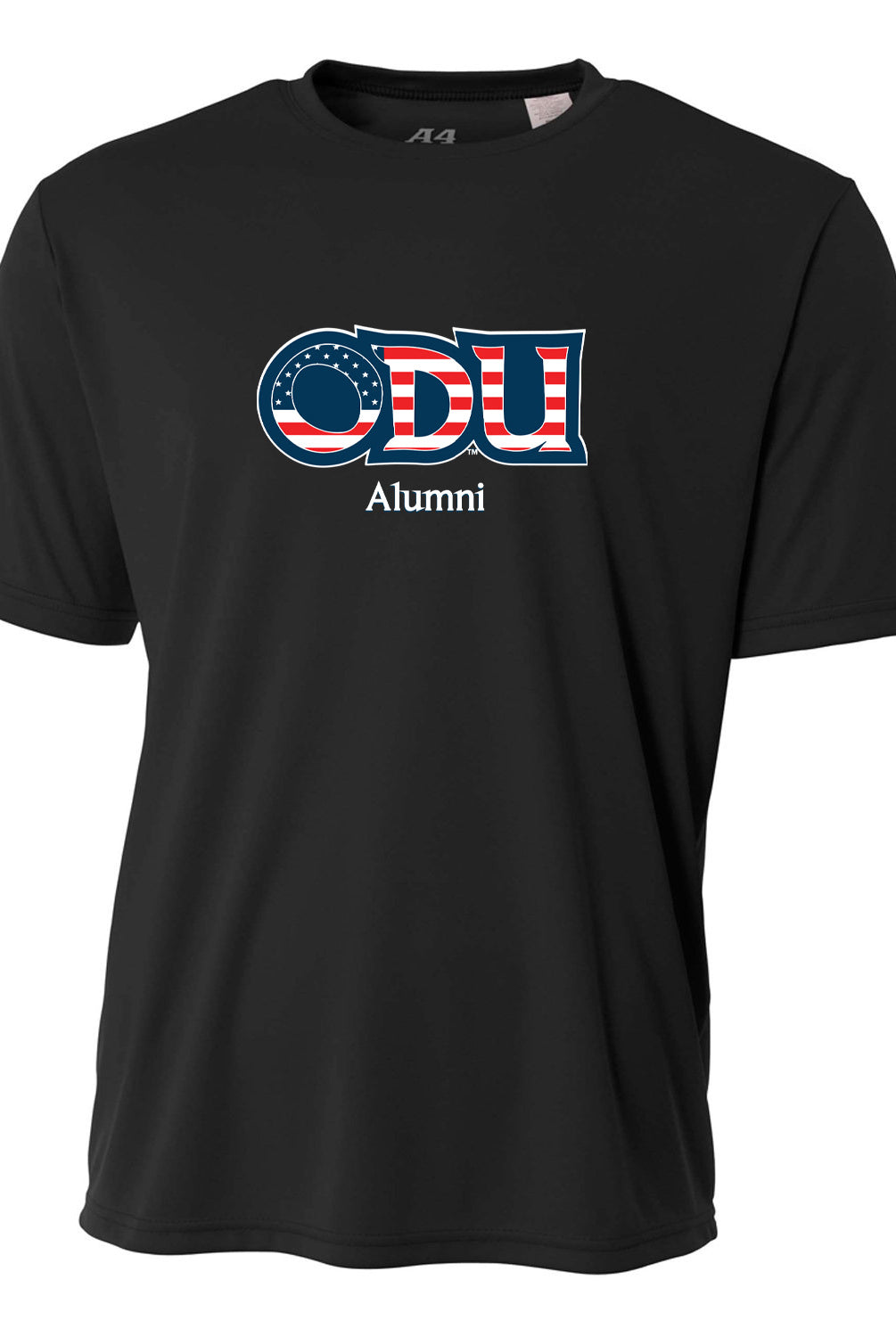 Old Dominion University, ODU Military - Alumni, A4 Cooling Performance Short Sleeve T-Shirt - Black