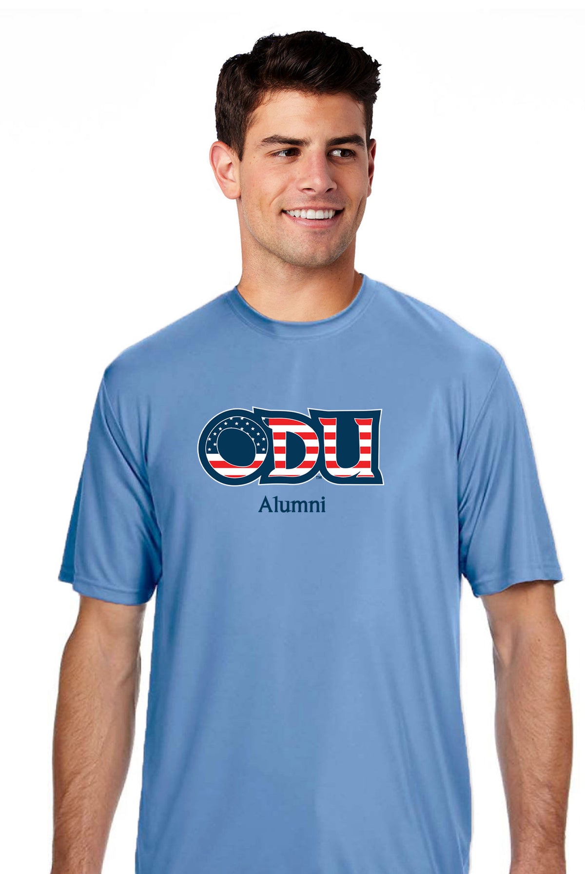 Old Dominion University, ODU Military - Alumni, A4 Cooling Performance Short Sleeve T-Shirt - Carolina Blue