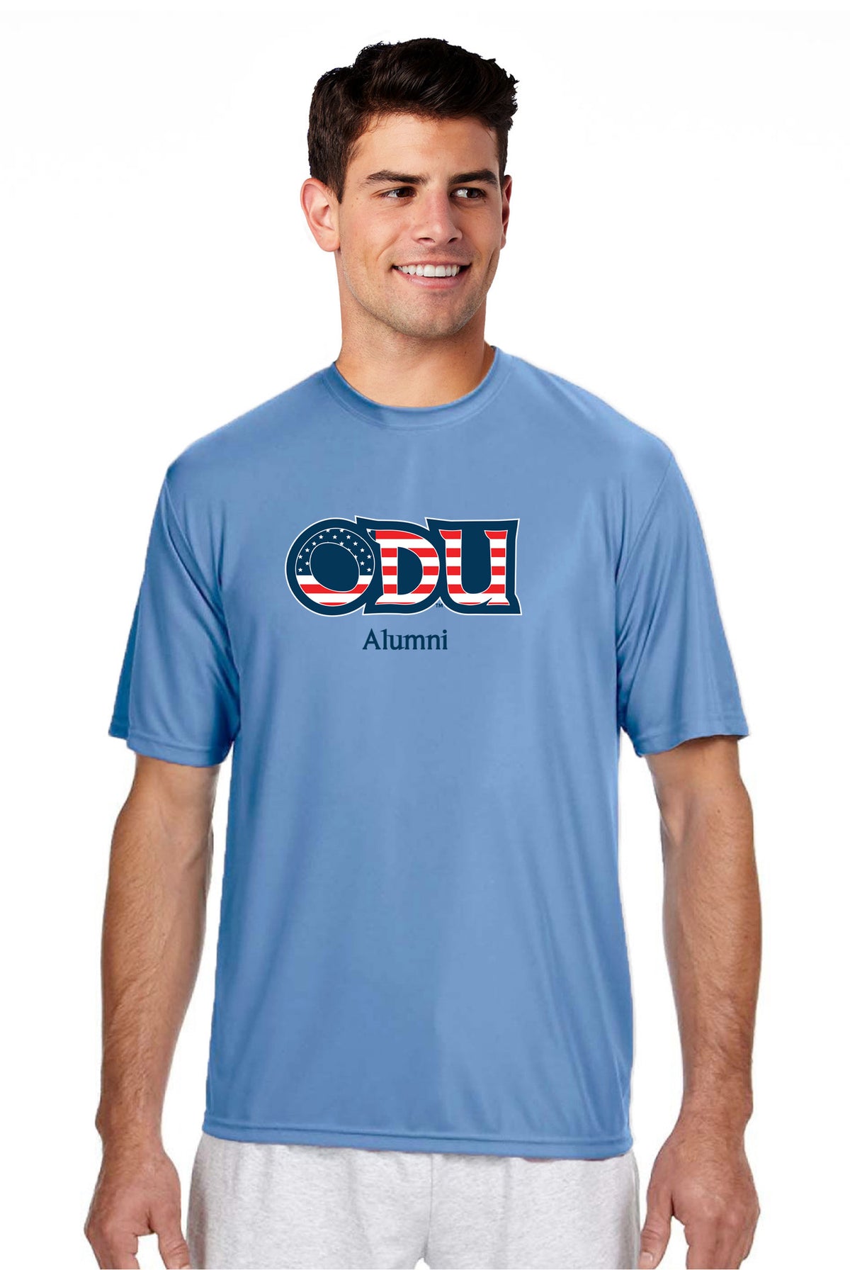 Old Dominion University, ODU Military - Alumni, A4 Cooling Performance Short Sleeve T-Shirt - Carolina Blue