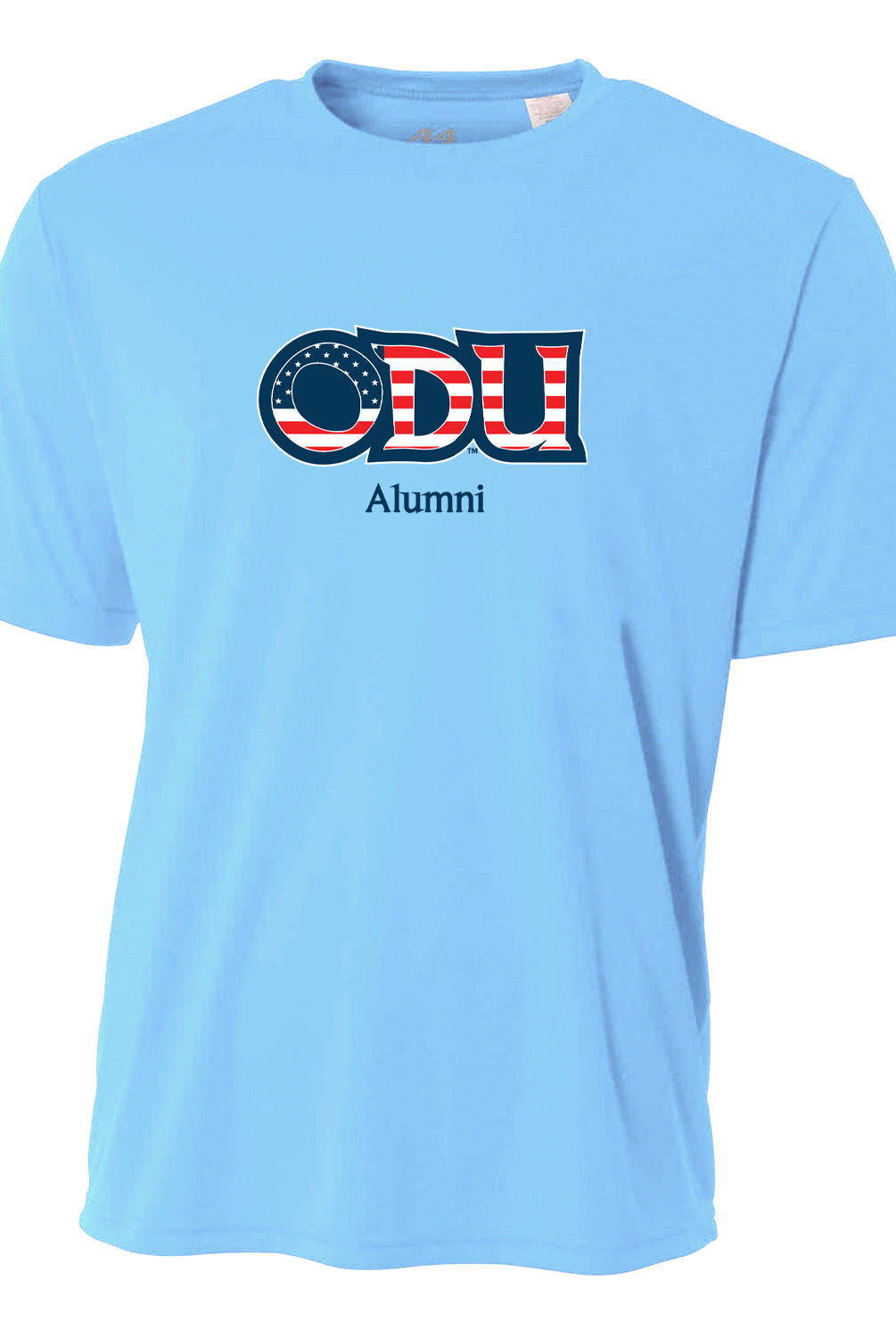 Old Dominion University, ODU Military - Alumni, A4 Cooling Performance Short Sleeve T-Shirt - Carolina Blue