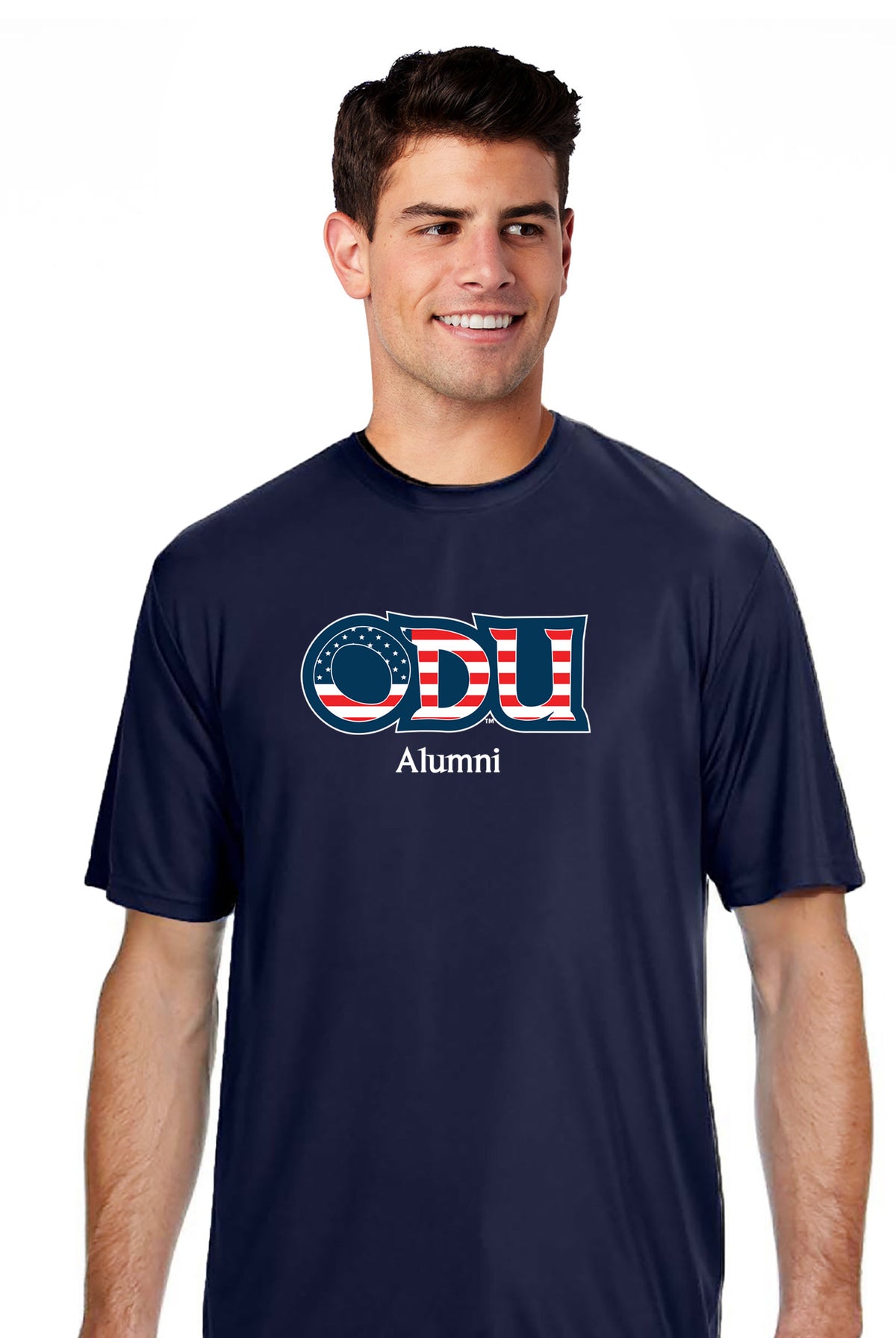 Old Dominion University, ODU Military - Alumni, A4 Cooling Performance Short Sleeve T-Shirt - Navy