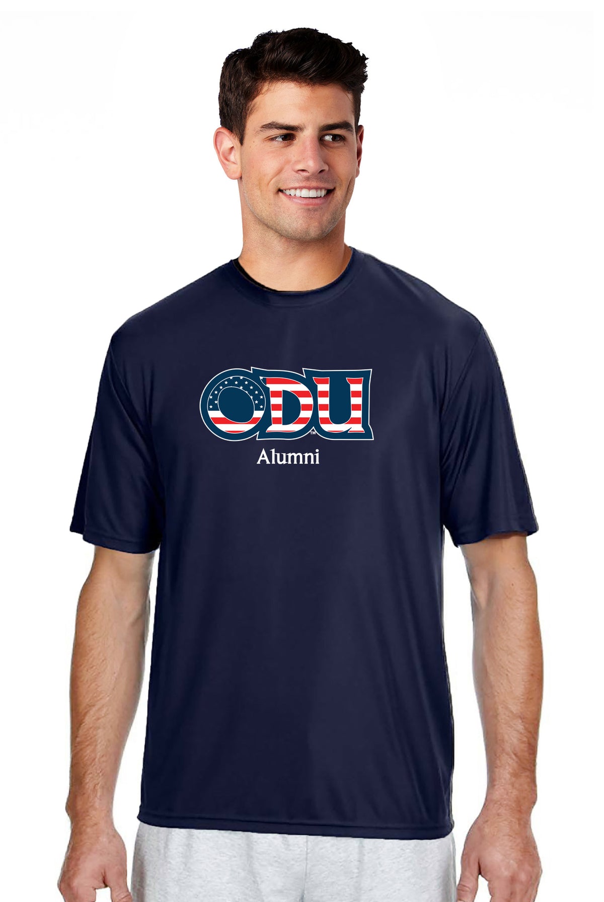 Old Dominion University, ODU Military - Alumni, A4 Cooling Performance Short Sleeve T-Shirt - Navy