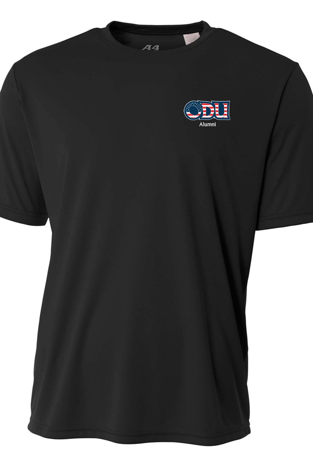 Old Dominion University, ODU Military - Alumni, A4 Cooling Performance Short Sleeve T-Shirt - Black