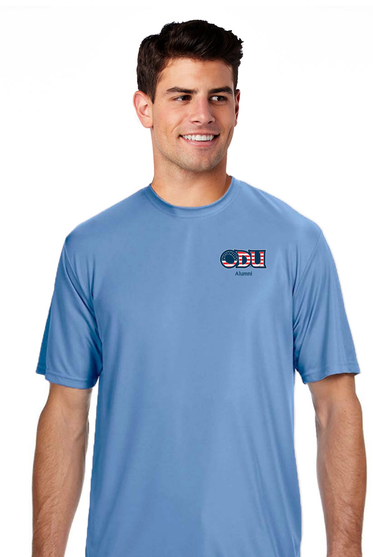 Old Dominion University, ODU Military - Alumni, A4 Cooling Performance Short Sleeve T-Shirt - Carolina Blue