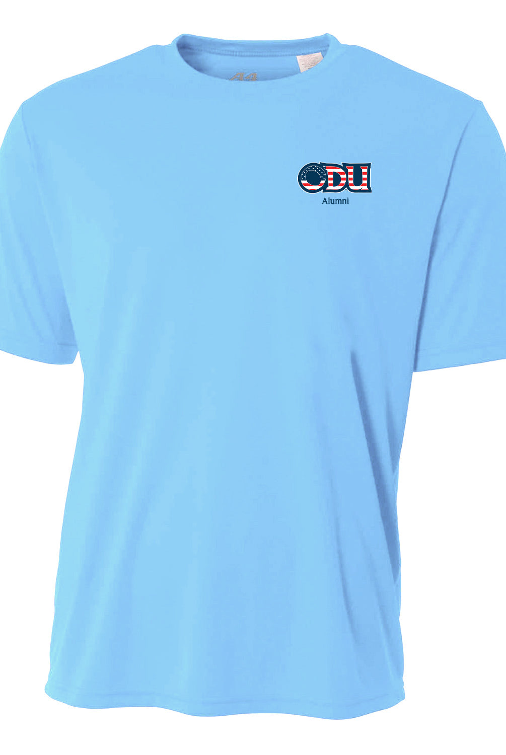 Old Dominion University, ODU Military - Alumni, A4 Cooling Performance Short Sleeve T-Shirt - Carolina Blue