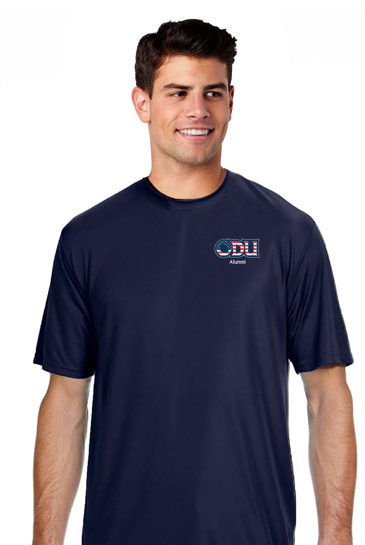 Old Dominion University, ODU Military - Alumni, A4 Cooling Performance Short Sleeve T-Shirt - Navy