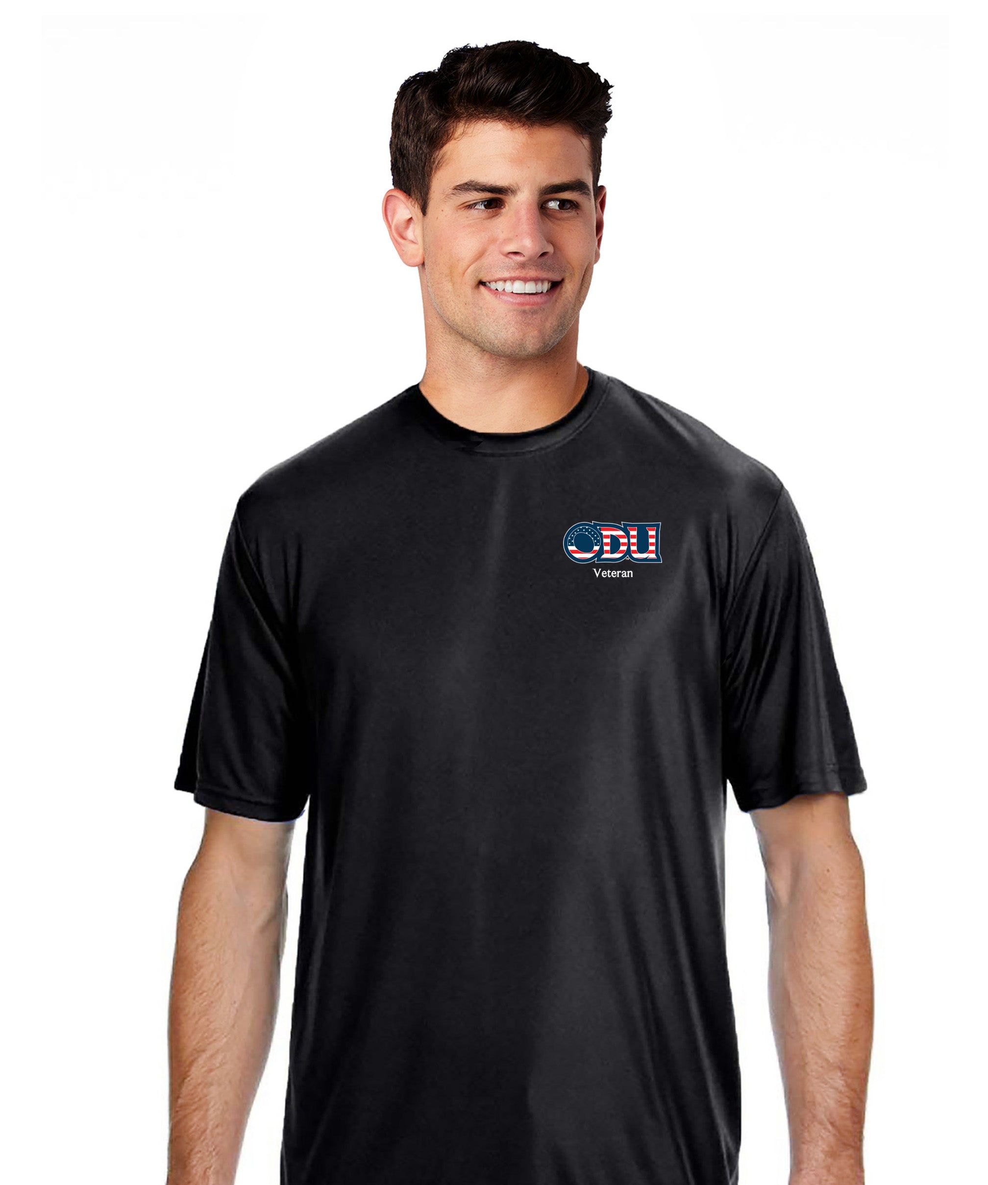 Old Dominion University, ODU Military - Veteran, A4 Cooling Performance Short Sleeve T-Shirt - Black