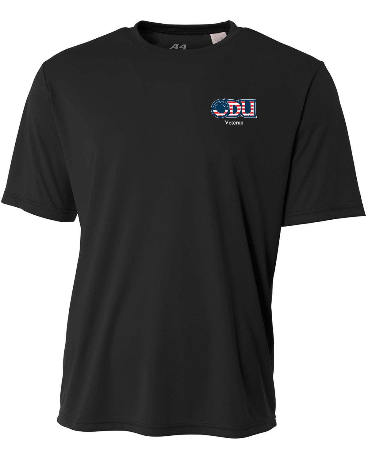 Old Dominion University, ODU Military - Veteran, A4 Cooling Performance Short Sleeve T-Shirt - Black