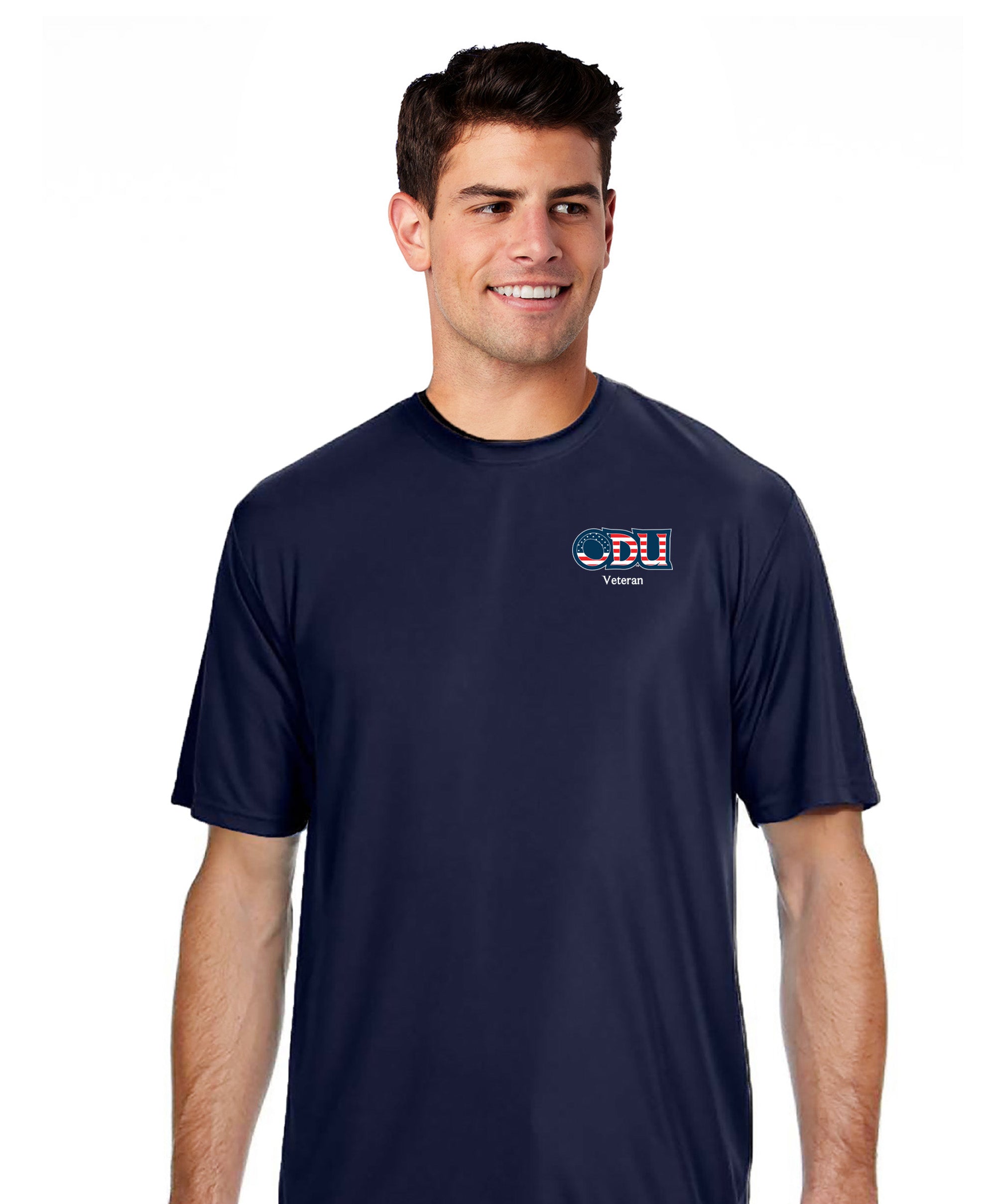 Old Dominion University, ODU Military - Veteran, A4 Cooling Performance Short Sleeve T-Shirt - Navy