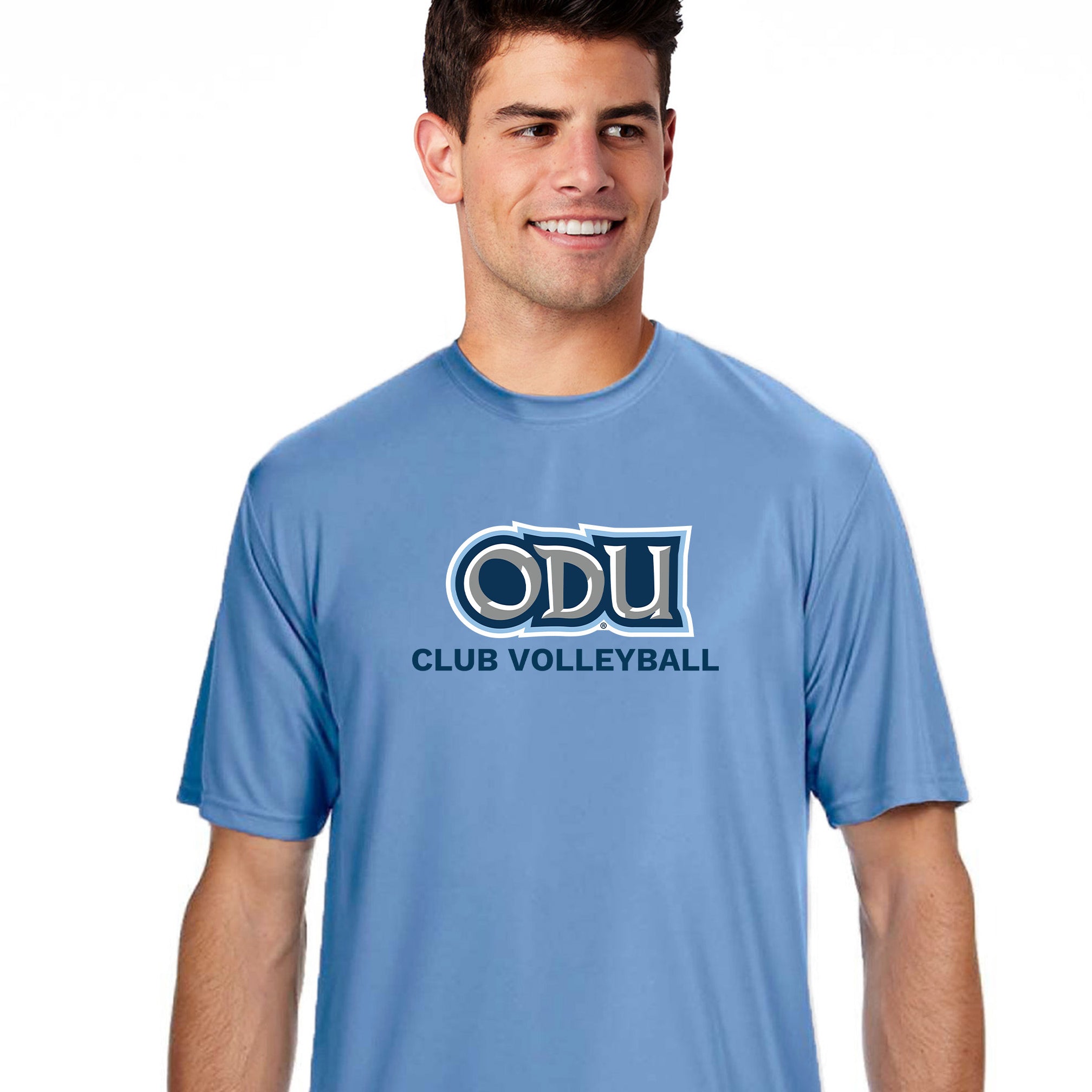 Old Dominion University, Club Sports - Volleyball, A4 Cooling Performance Short Sleeve T-Shirt - Hudson Blue