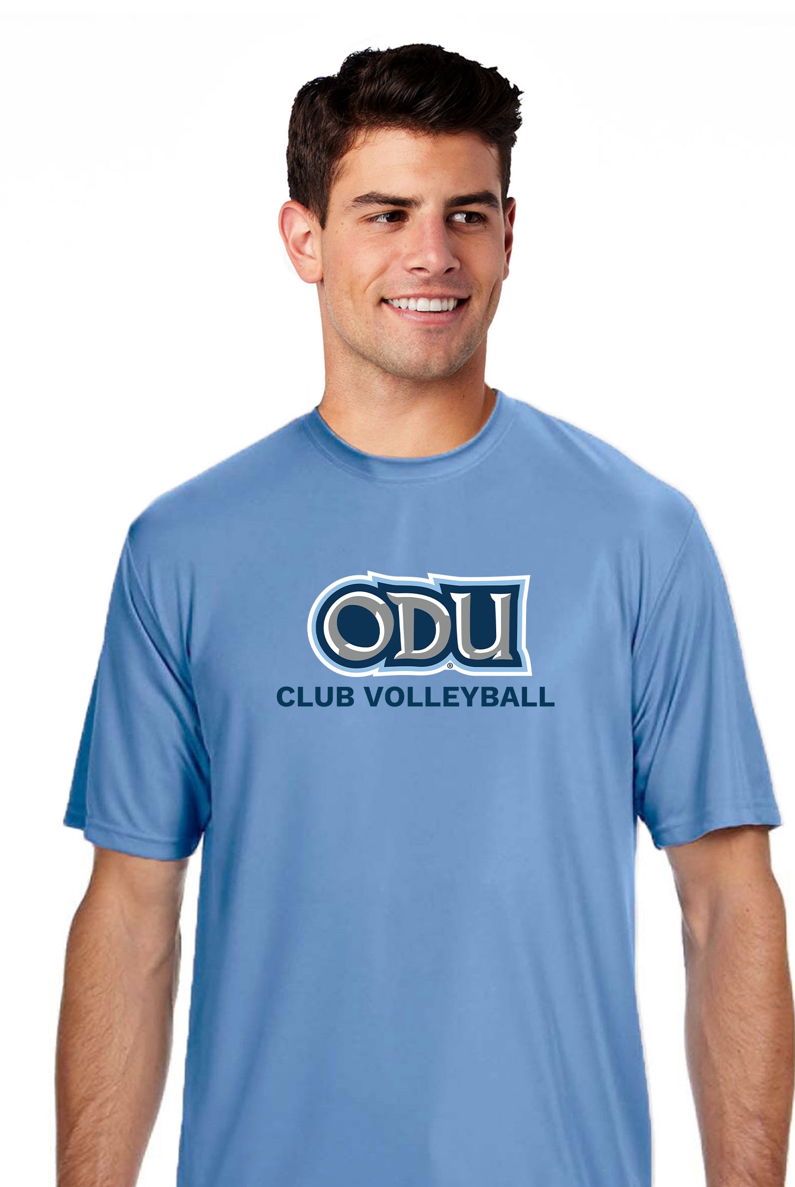 Old Dominion University, Club Sports - Volleyball, A4 Cooling Performance Short Sleeve T-Shirt - Hudson Blue