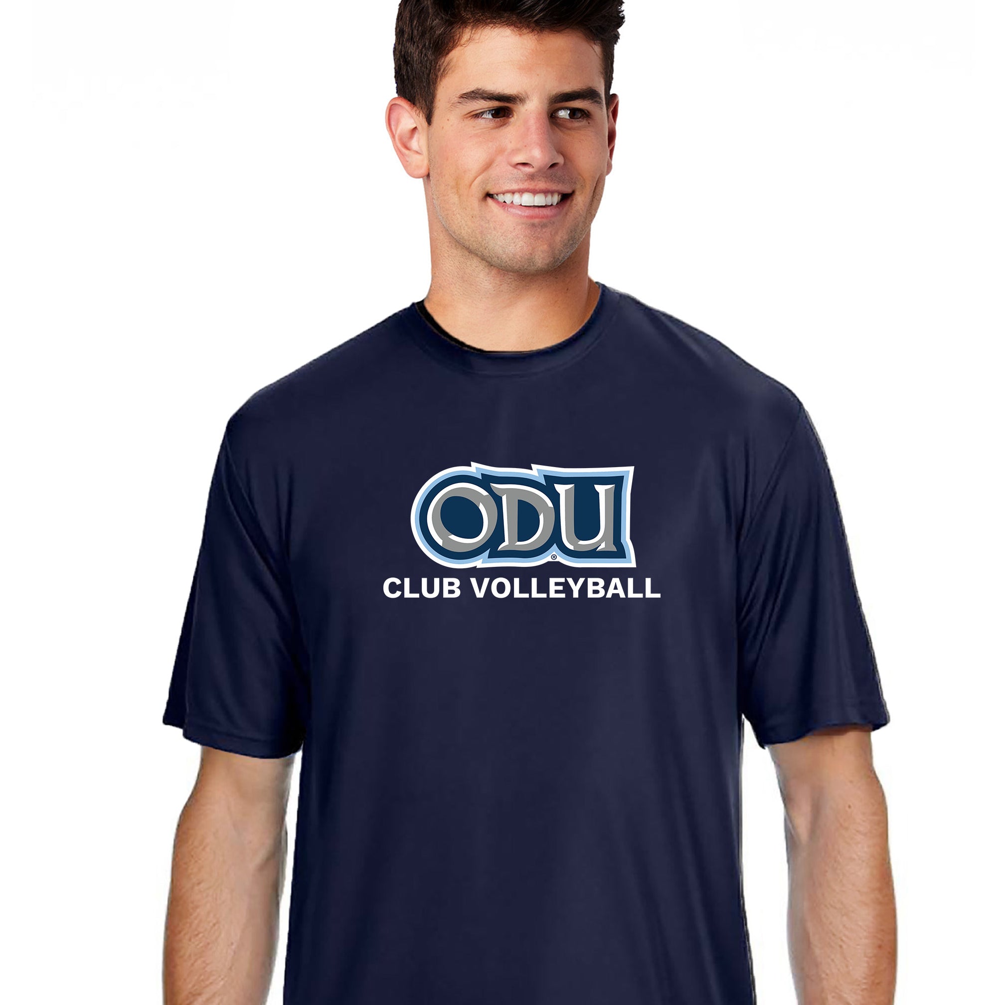 Old Dominion University, Club Sports - Volleyball, A4 Cooling Performance Short Sleeve T-Shirt - Navy
