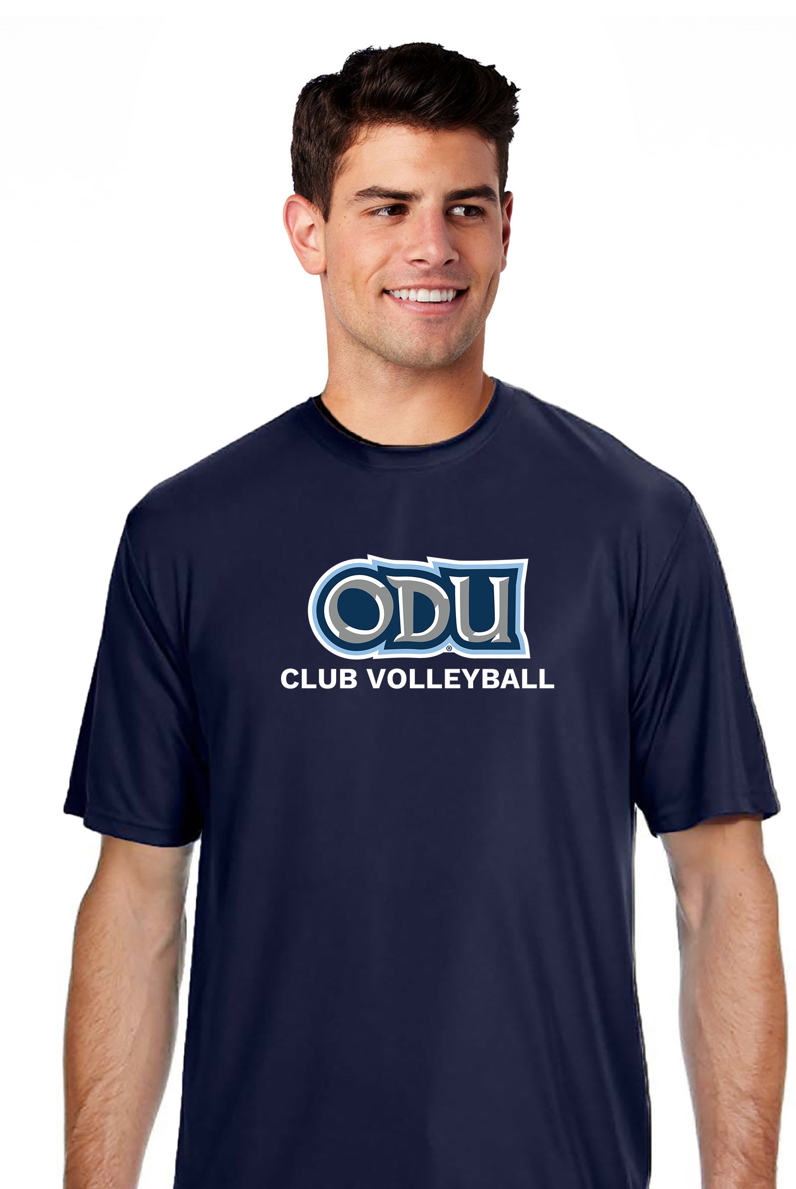 Old Dominion University, Club Sports - Volleyball, A4 Cooling Performance Short Sleeve T-Shirt - Navy