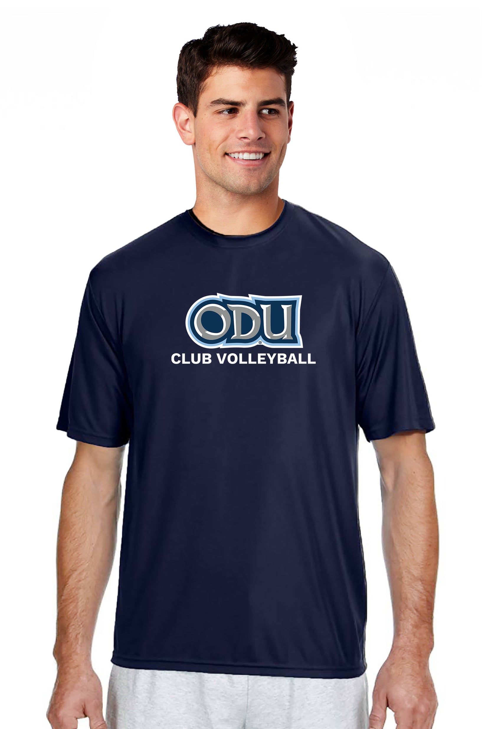 Old Dominion University, Club Sports - Volleyball, A4 Cooling Performance Short Sleeve T-Shirt - Navy