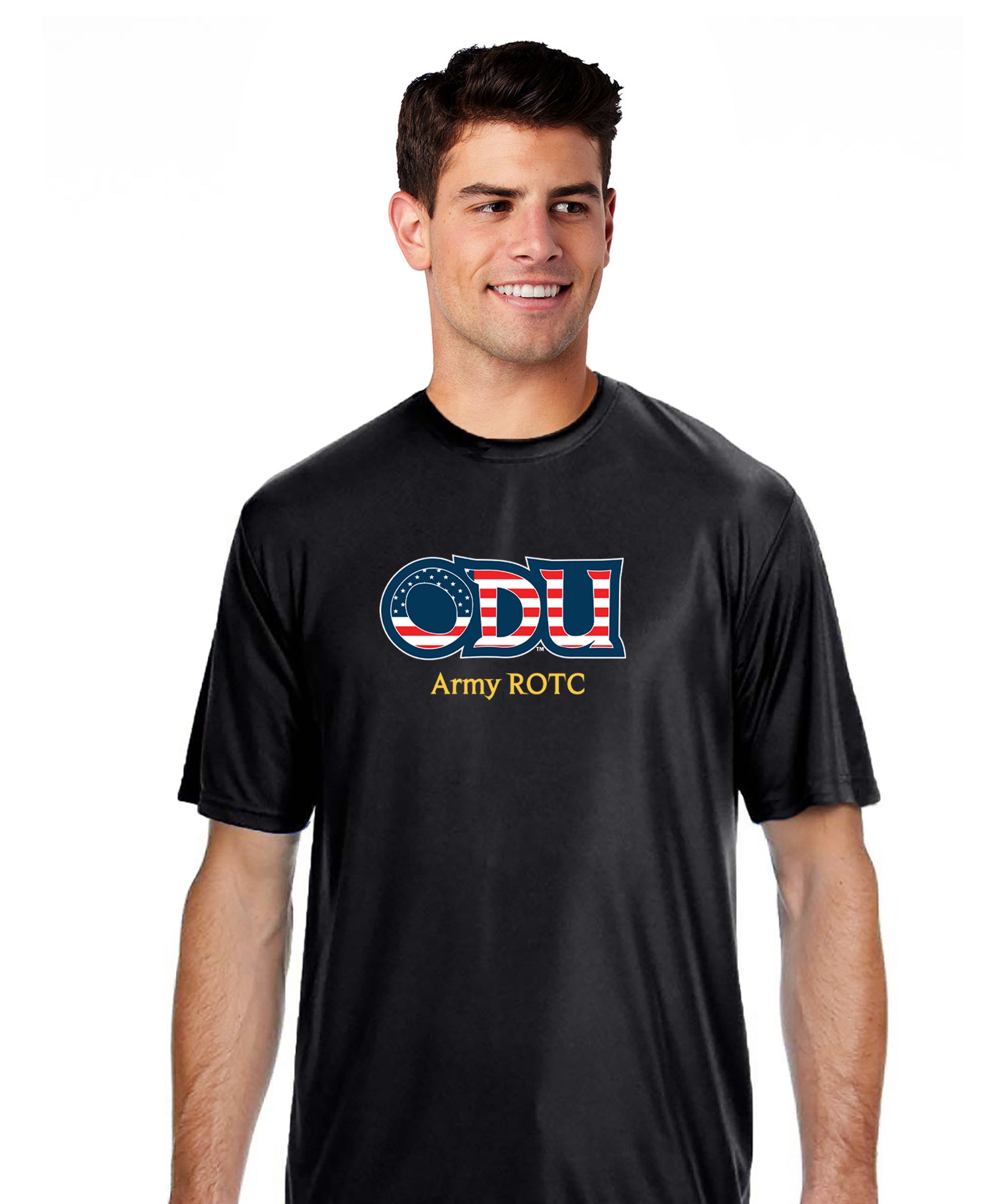 Old Dominion University, ODU Military - Army ROTC, A4 Cooling Performance Short Sleeve T-Shirt - Black