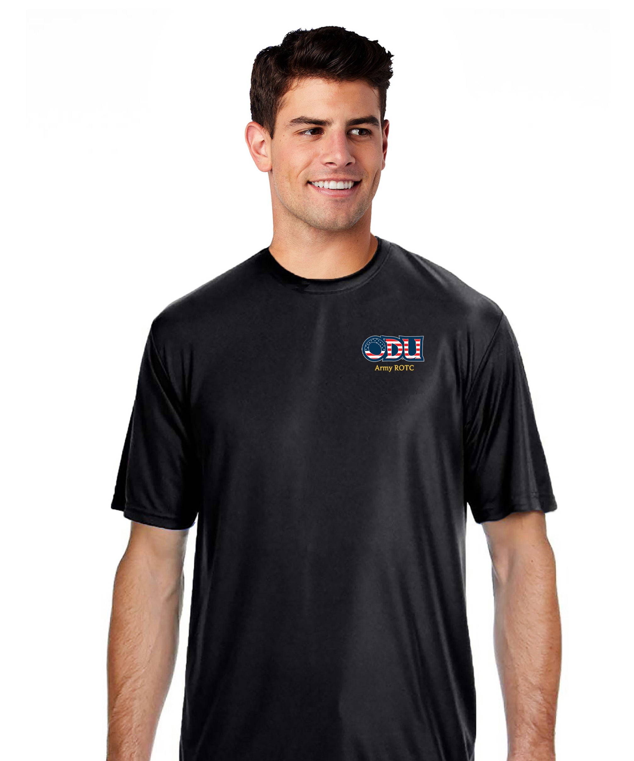Old Dominion University, ODU Military - Army ROTC, A4 Cooling Performance Short Sleeve T-Shirt - Black
