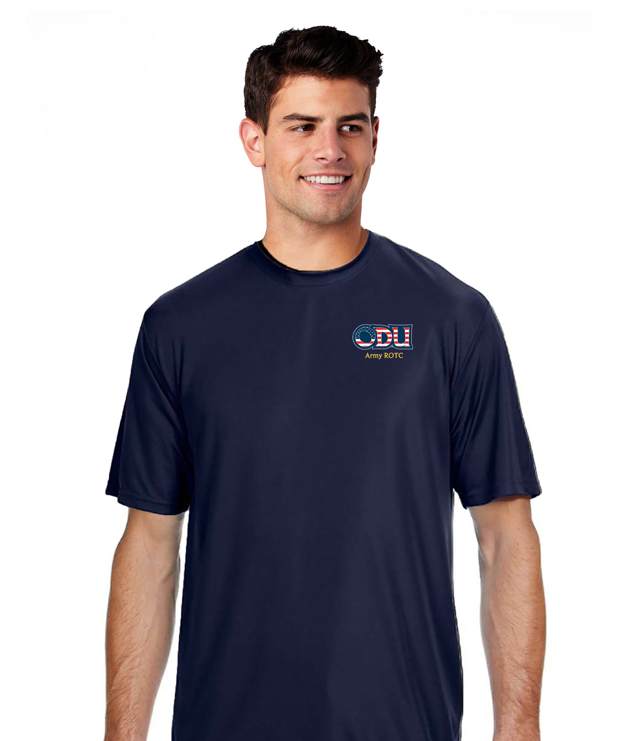 Old Dominion University, ODU Military - Army ROTC, A4 Cooling Performance Short Sleeve T-Shirt - Navy