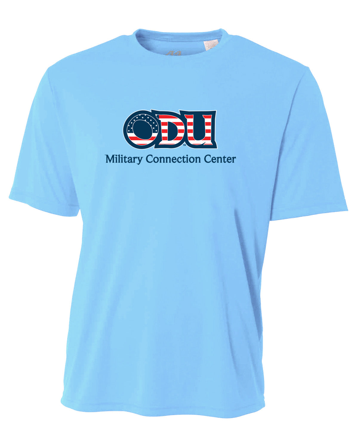 Old Dominion University, ODU Military - Military Connection Center, A4 Cooling Performance Short Sleeve T-Shirt - Carolina Blue