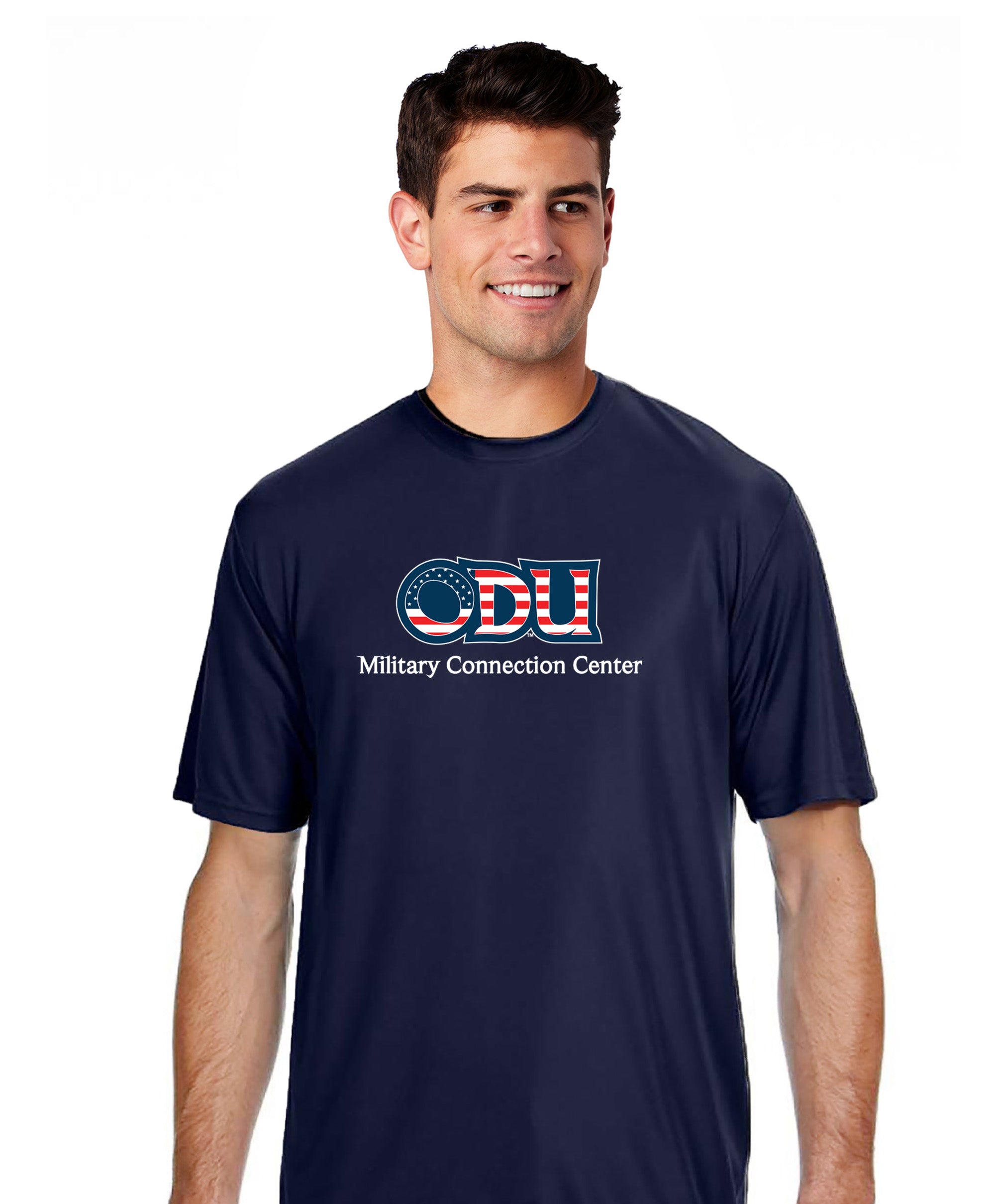 Old Dominion University, ODU Military - Military Connection Center, A4 Cooling Performance Short Sleeve T-Shirt - Navy