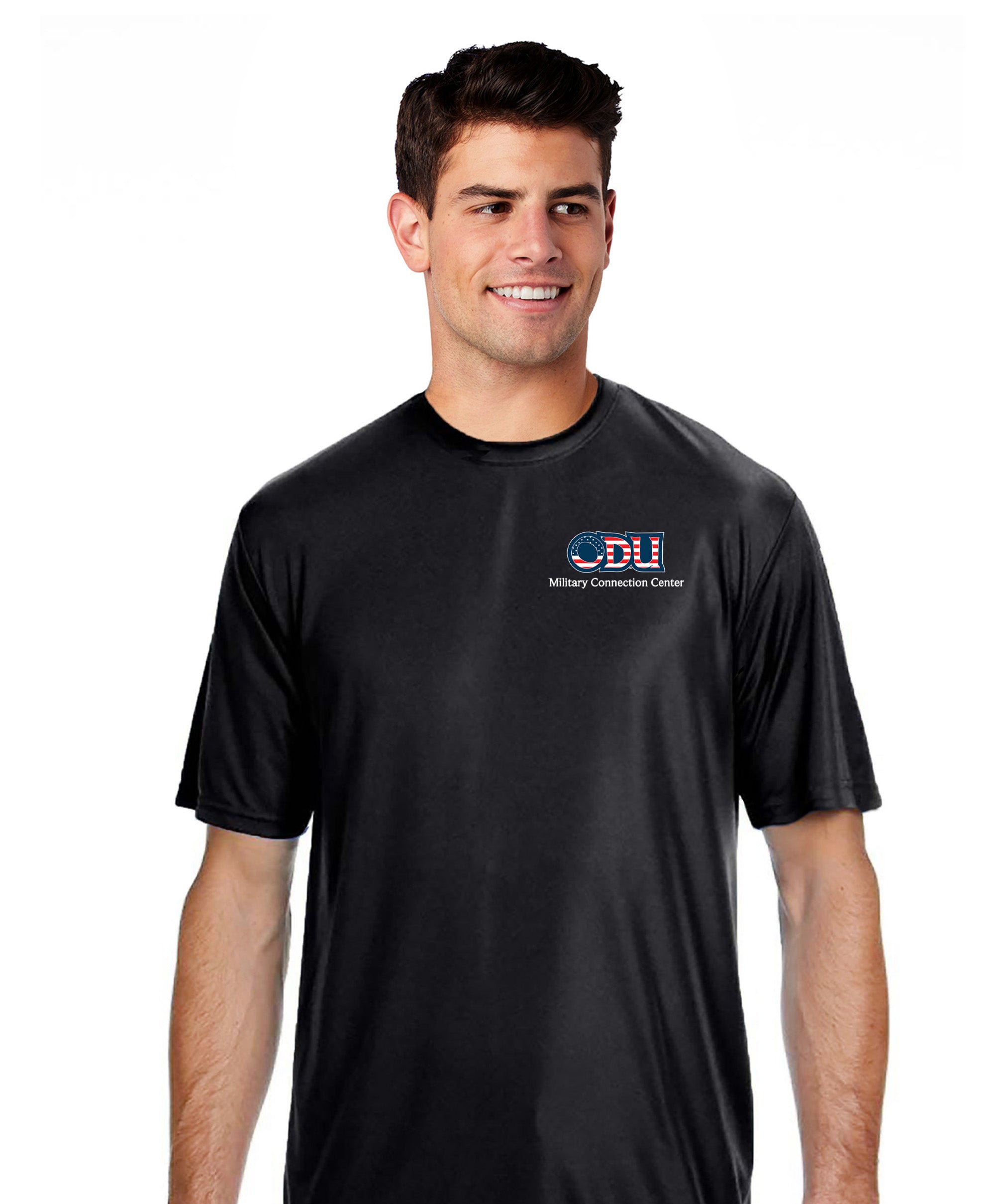 Old Dominion University, ODU Military - Military Connection Center, A4 Cooling Performance Short Sleeve T-Shirt - Black