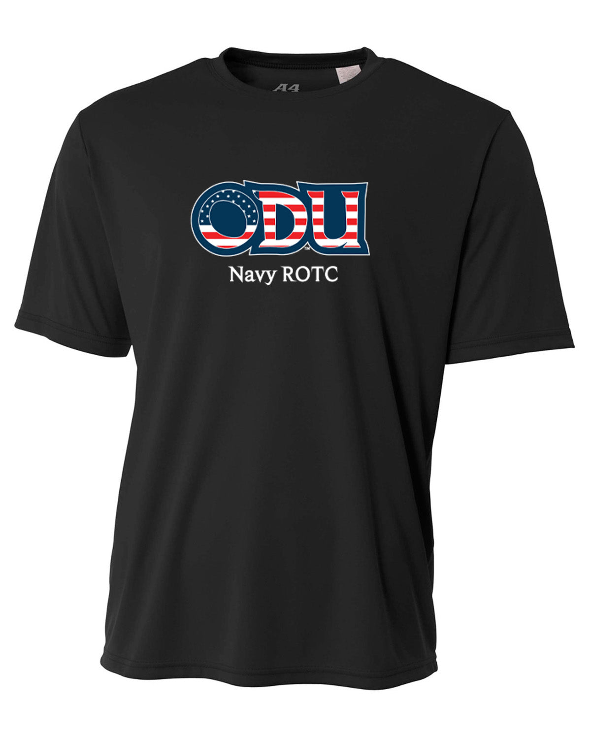 Old Dominion University, ODU Military - Navy ROTC, A4 Cooling Performance Short Sleeve T-Shirt - Black