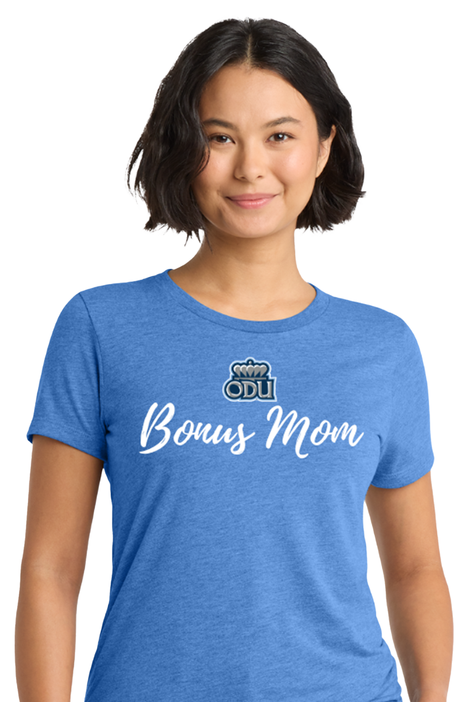 Old Dominion University, ODU, Bonus Mom, Women’s Tri-Blend T-Shirt - Carolina Blue
