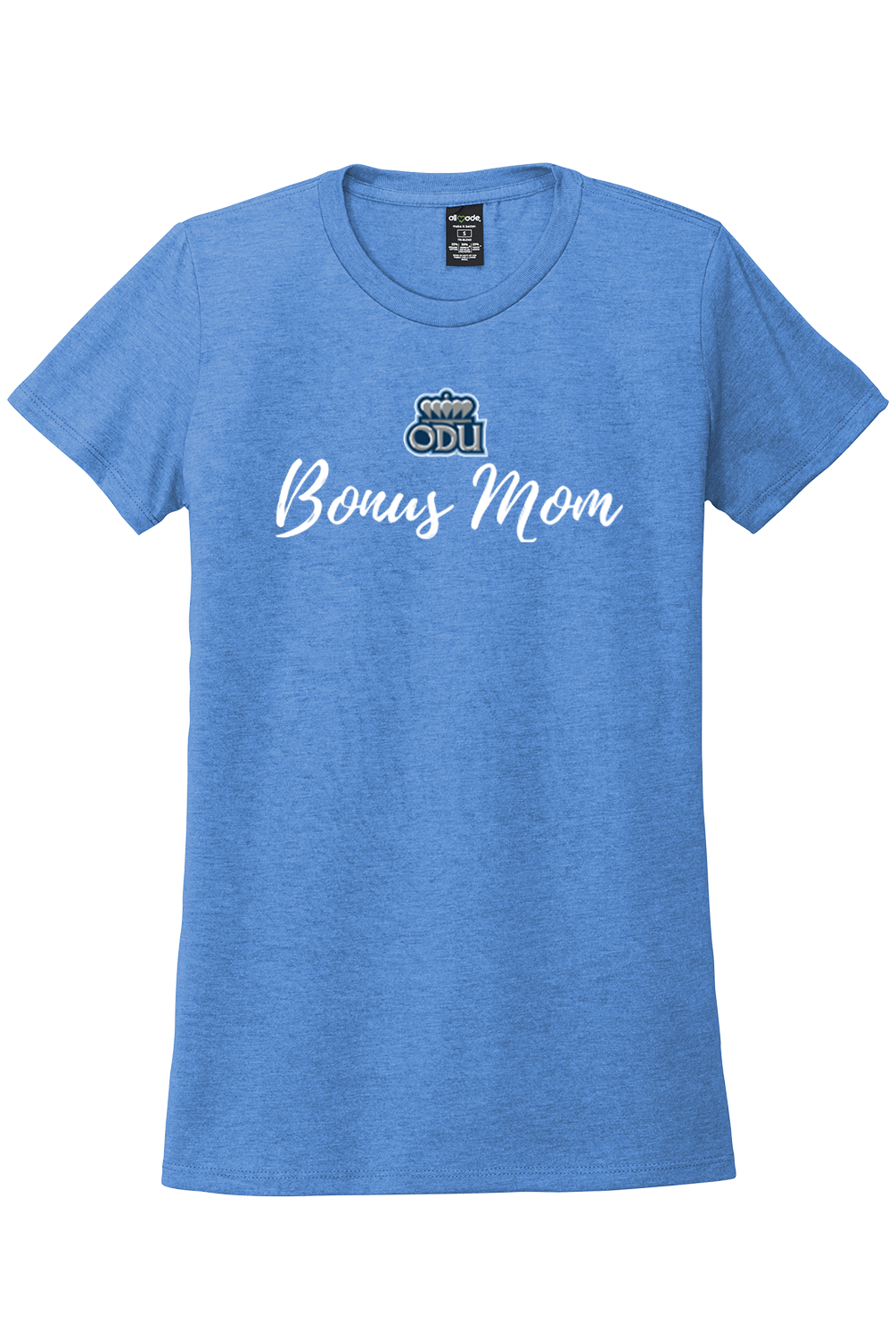 Old Dominion University, ODU, Bonus Mom, Women’s Tri-Blend T-Shirt - Carolina Blue