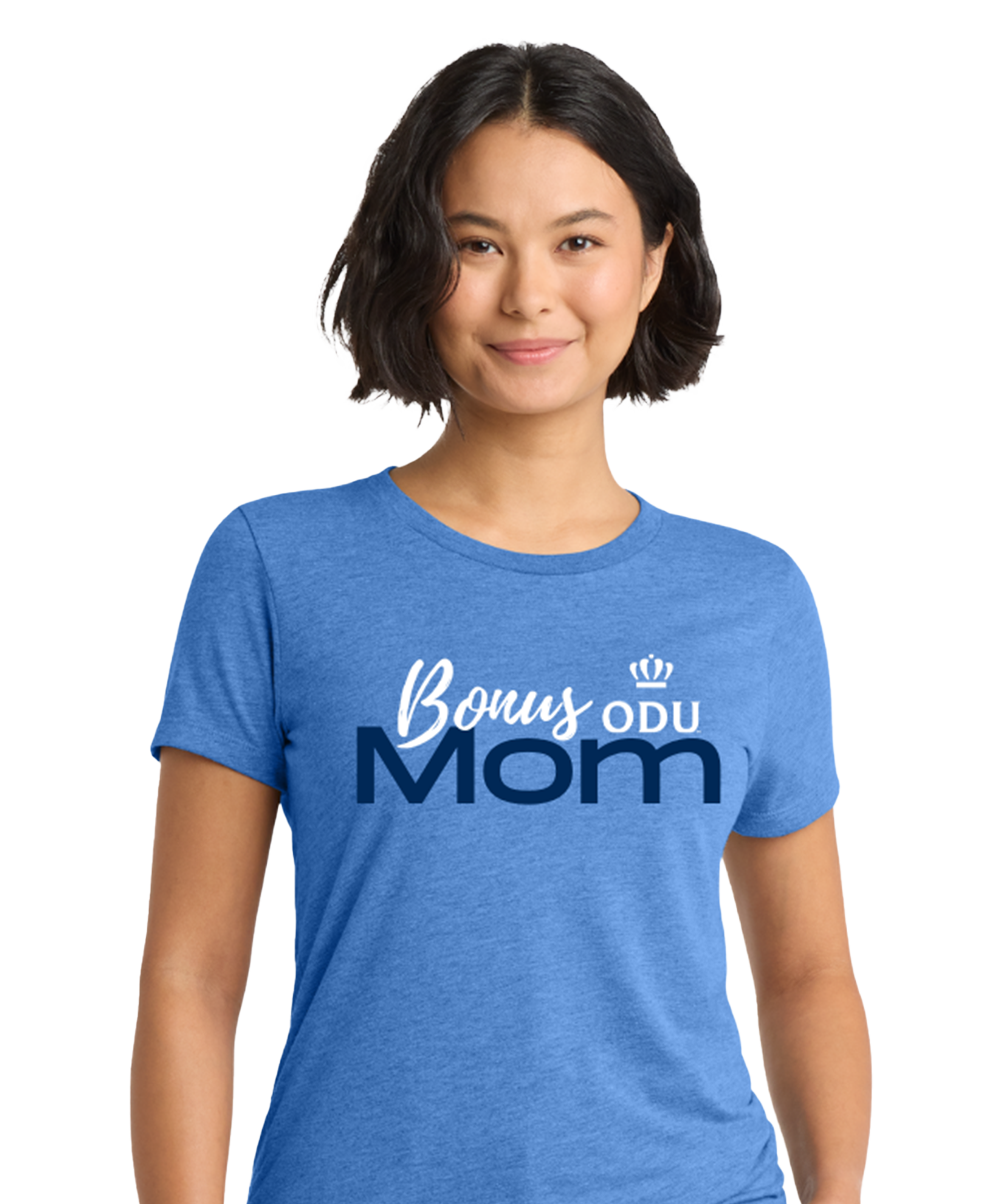 Old Dominion University, ODU, Bonus Mom, Women’s Tri-Blend T-Shirt - Carolina Blue