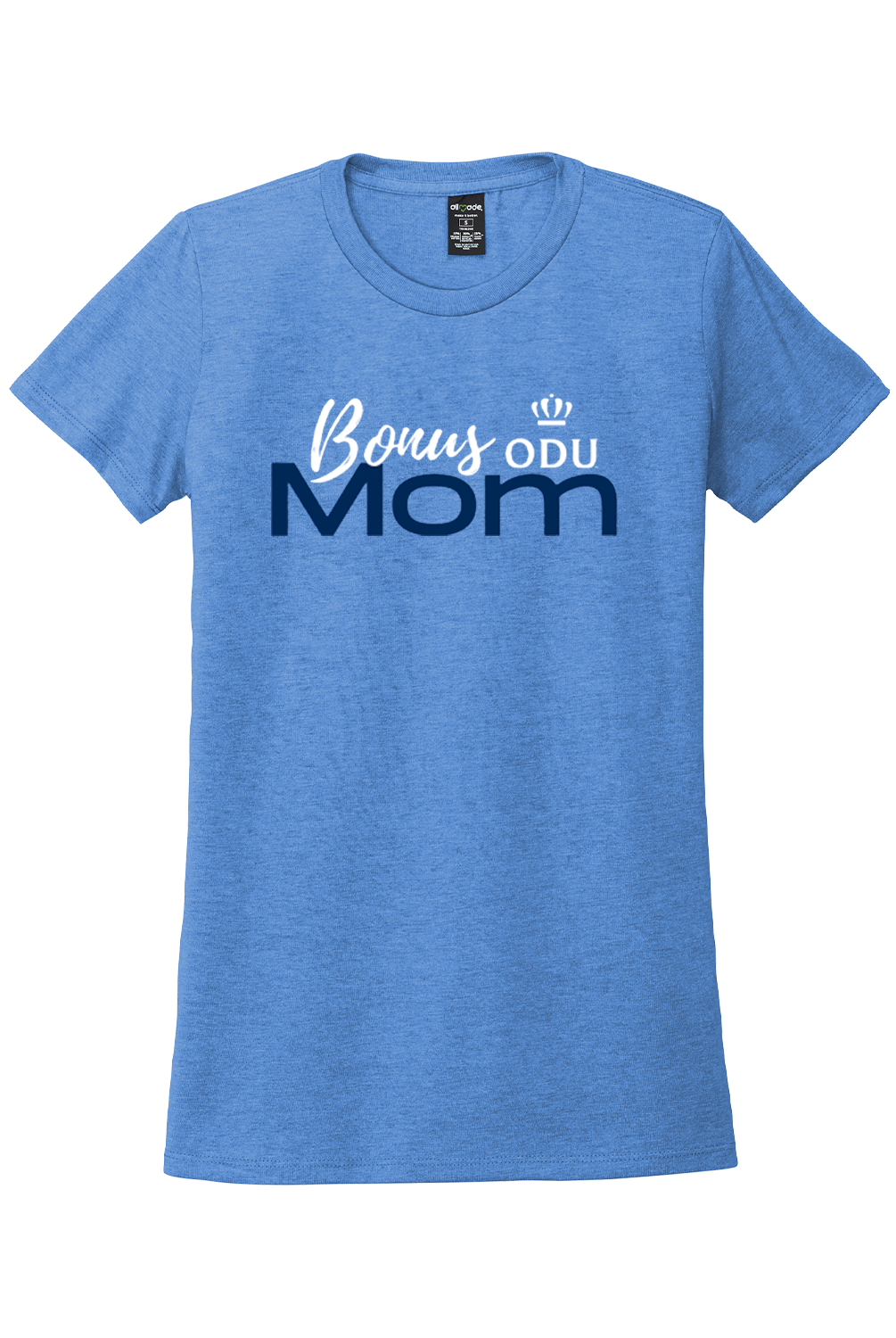 Old Dominion University, ODU, Bonus Mom, Women’s Tri-Blend T-Shirt - Carolina Blue