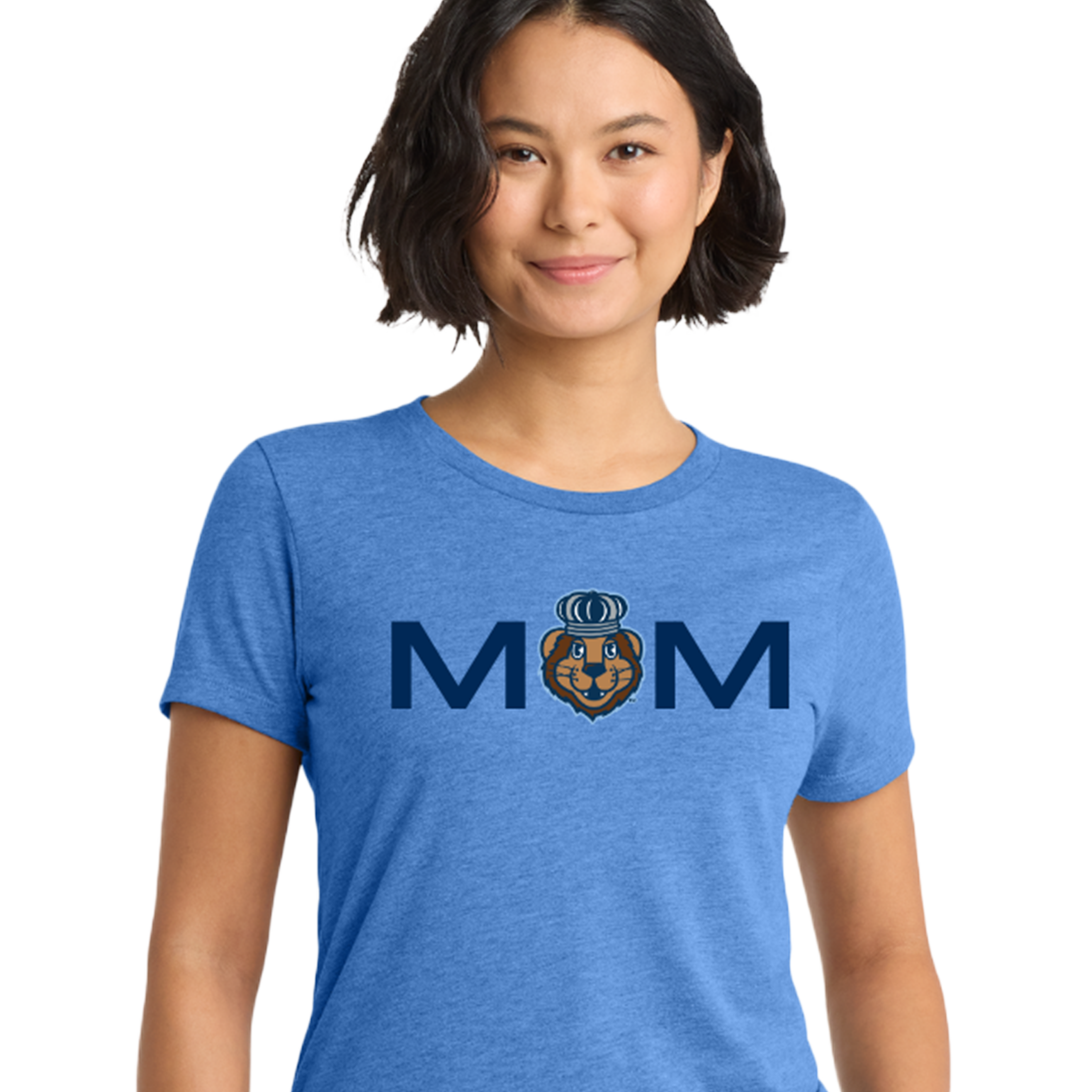 Old Dominion University, ODU MOM, Bonus Mom, Women’s Tri-Blend T-Shirt - Carolina Blue