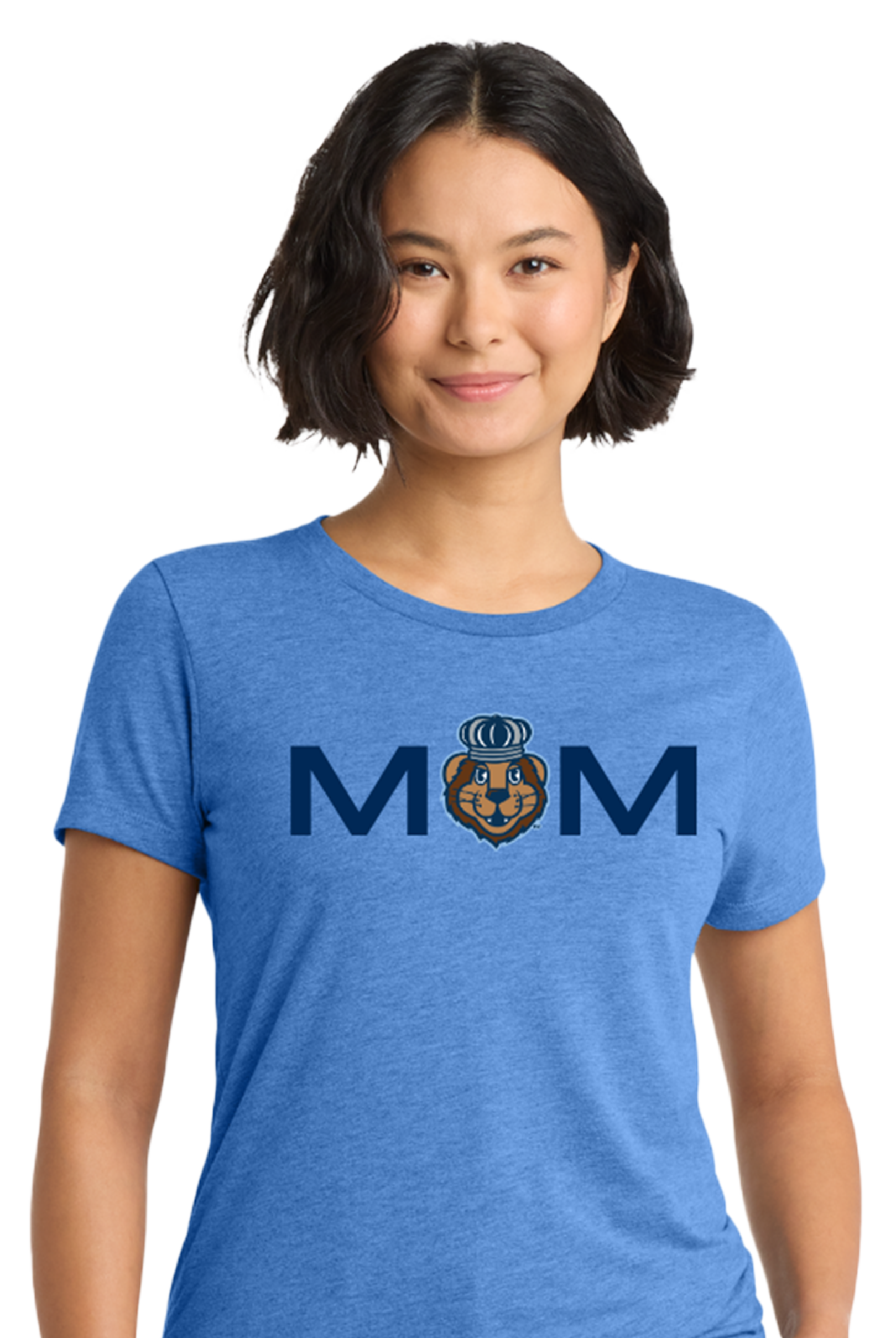 Old Dominion University, ODU MOM, Bonus Mom, Women’s Tri-Blend T-Shirt - Carolina Blue