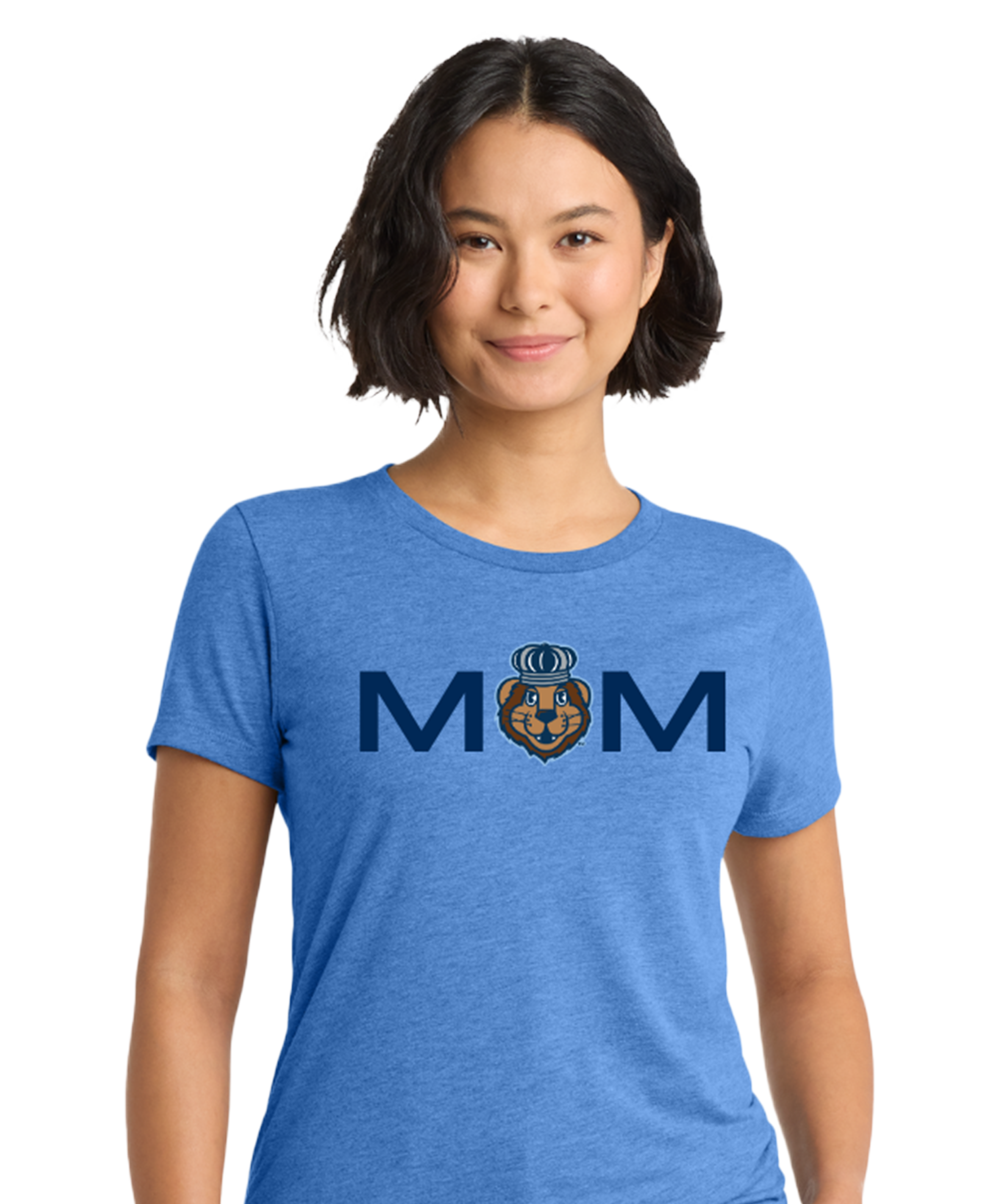 Old Dominion University, ODU MOM, Bonus Mom, Women’s Tri-Blend T-Shirt - Carolina Blue